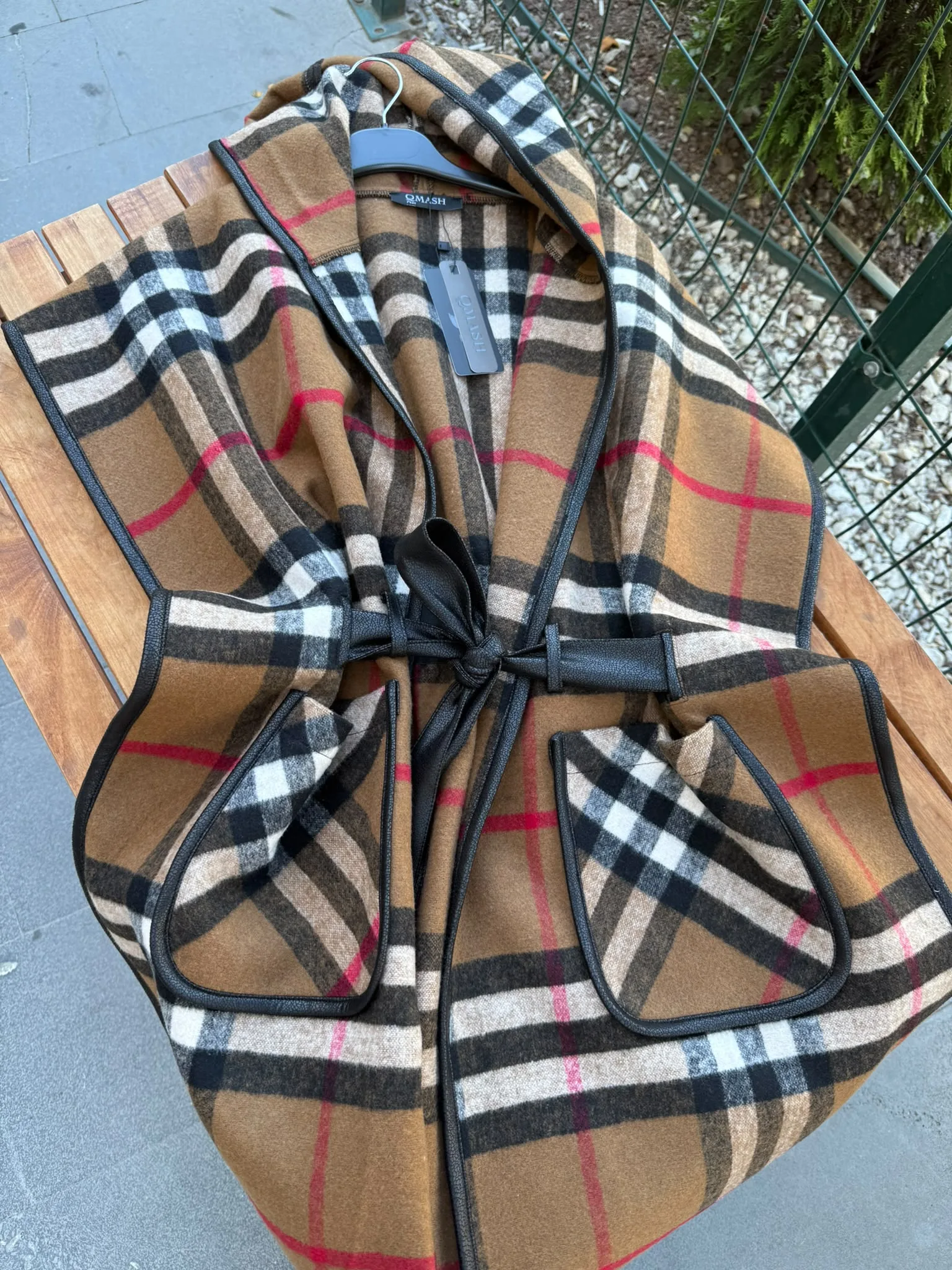 QMASH BURBERRY DESEN PANÇO Siyah