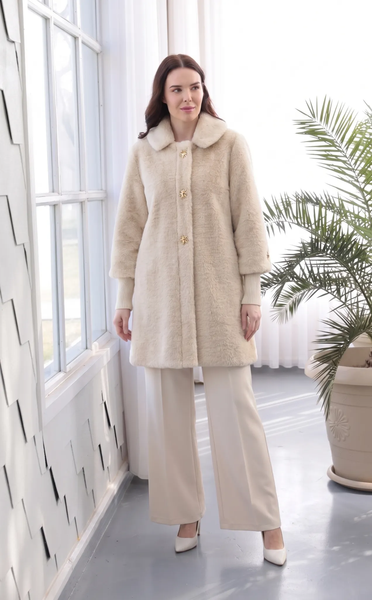 PUREVA ANGORA KABAN Bej