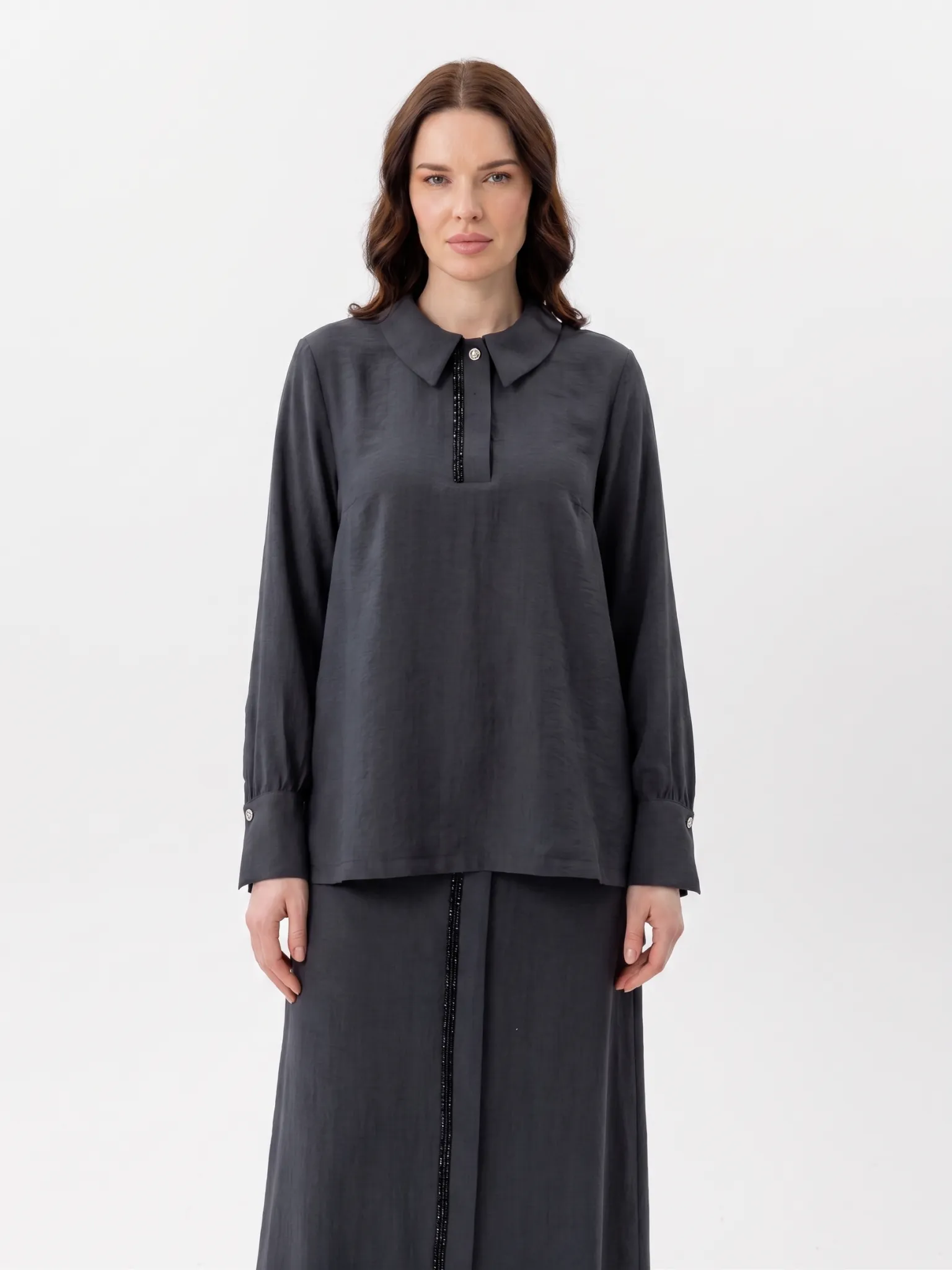TENCEL TUNİK  ETEK TAKIM Siyah 2