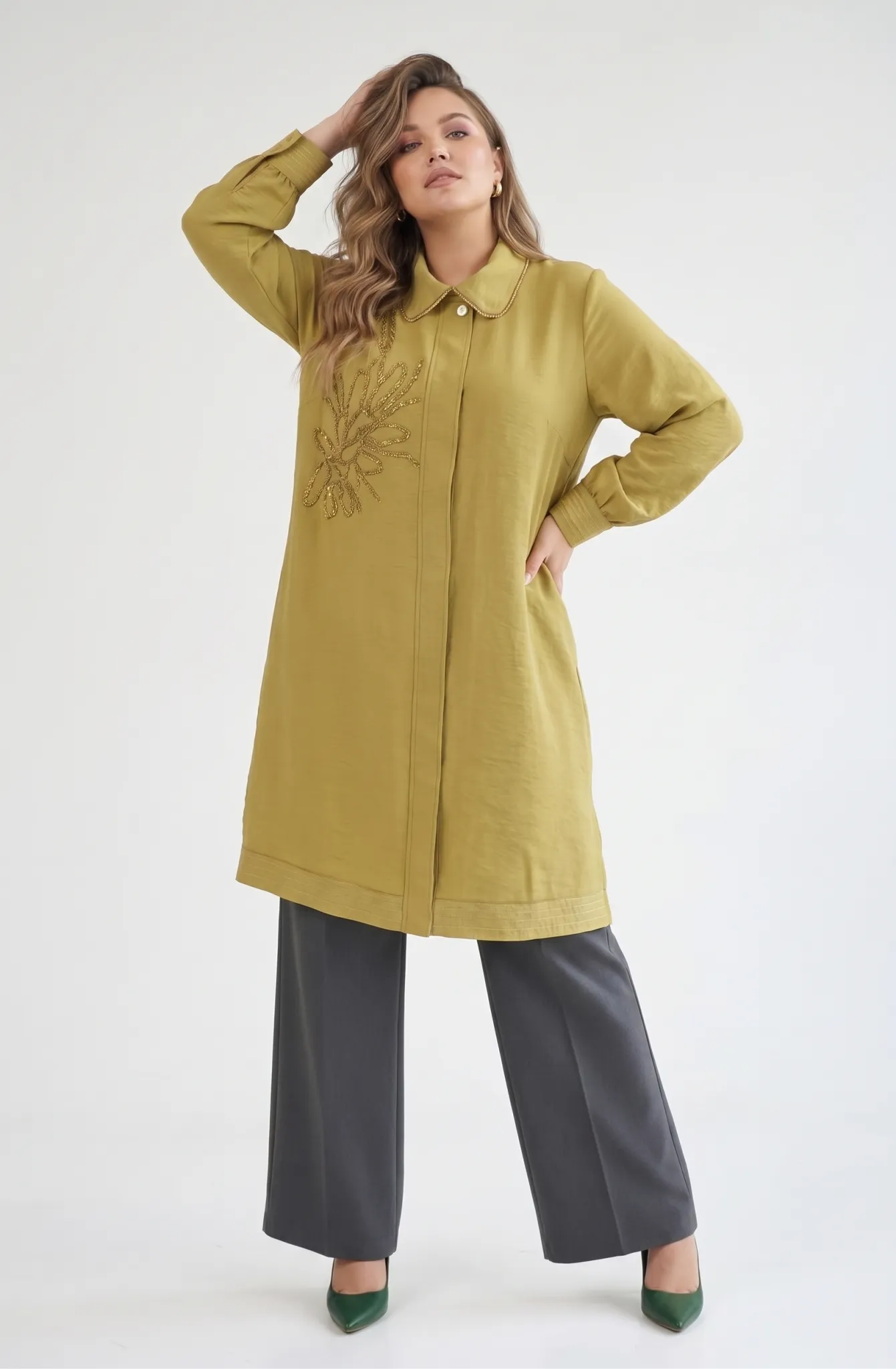 M'EVA PLUS TENCEL KAP Amber