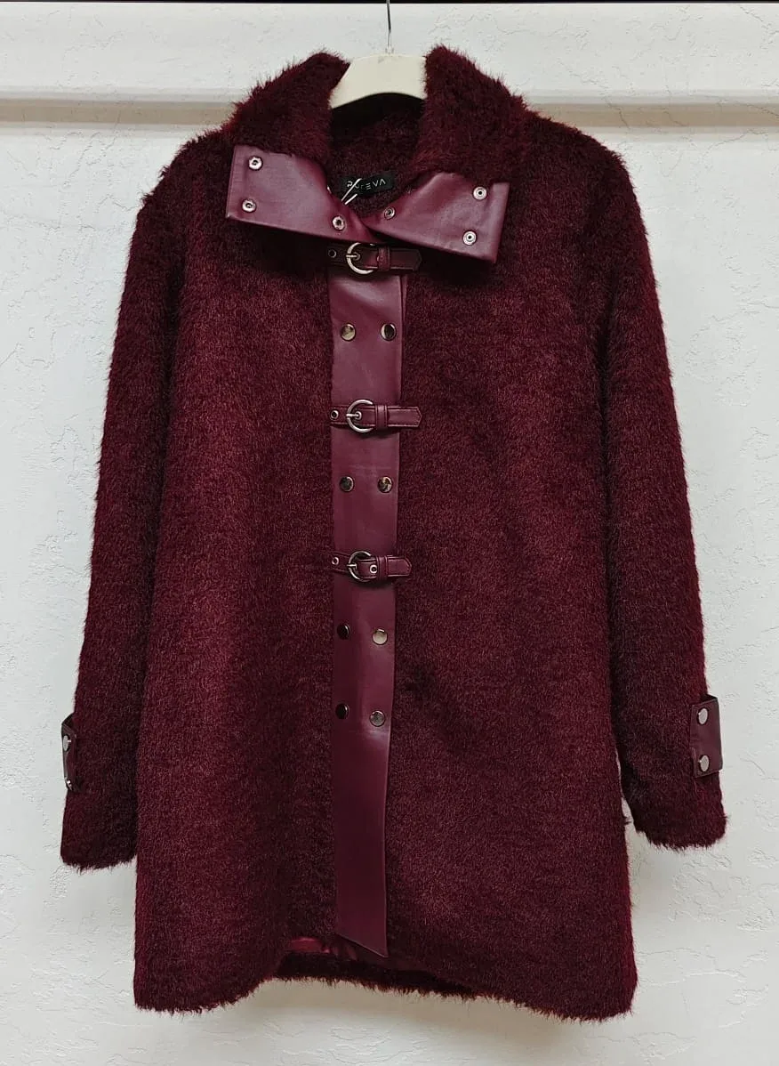 ANGORA KABAN Bordo 2