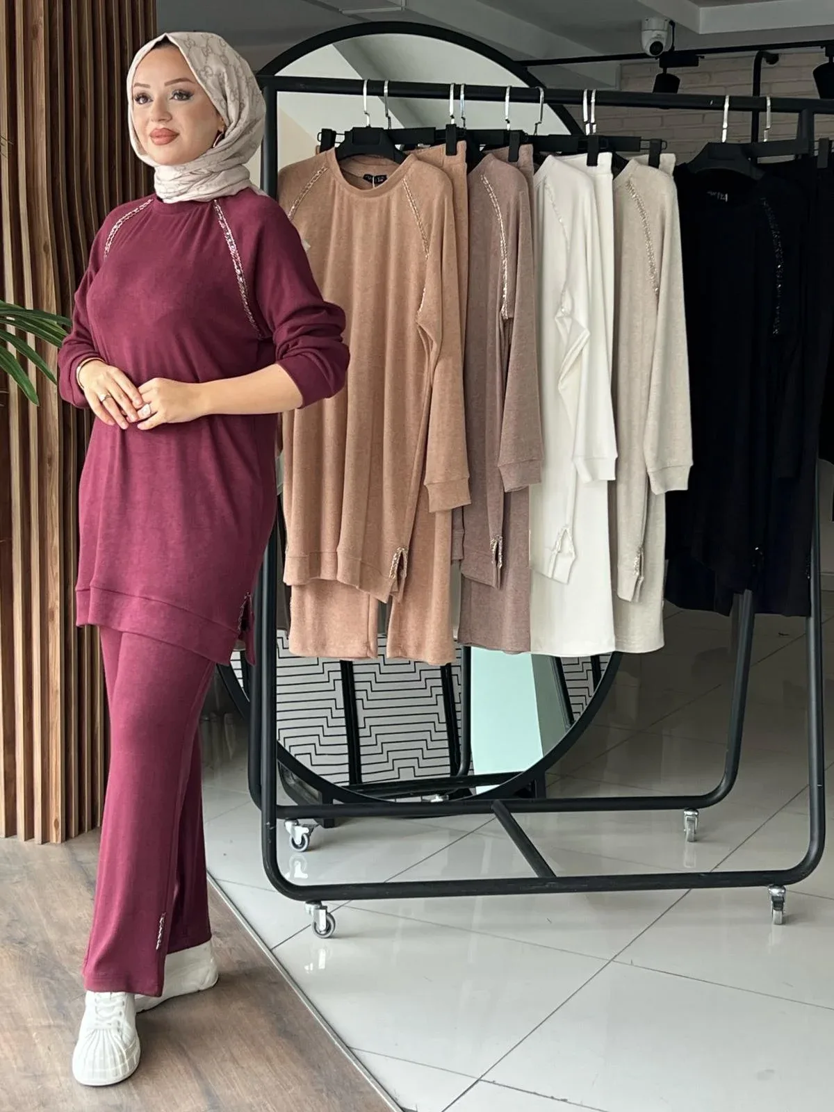 PUREVA TRİKO TAKIM Bordo
