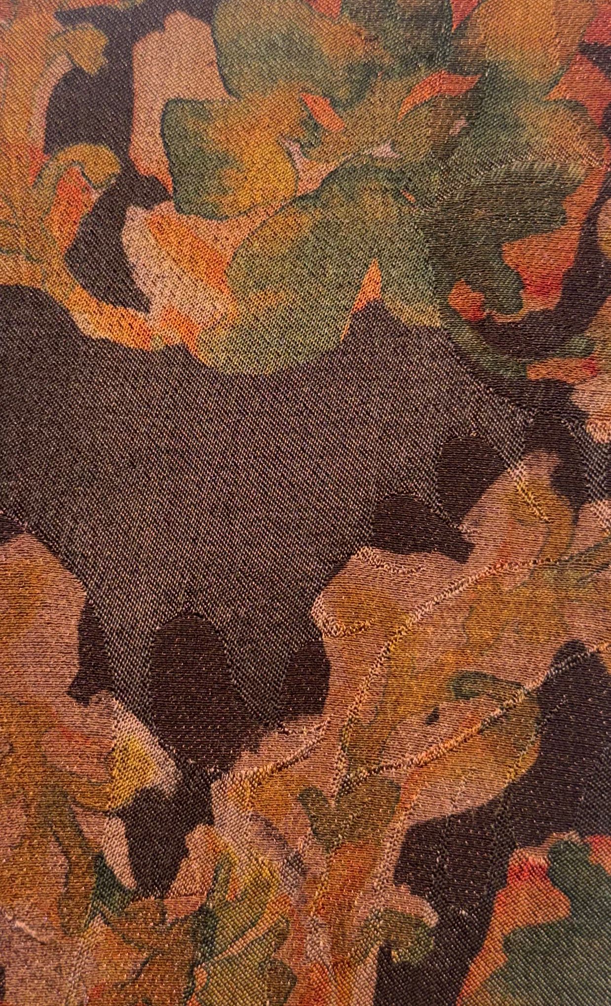 İPEK CUPRA TUNİK PANTOLON TAKIM Batik Desen Kahverengi 3