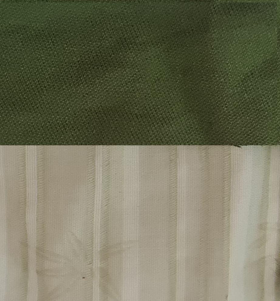 M'EVA PLUS TENCEL TUNİK KAP ÜÇLÜ TAKIM Haki