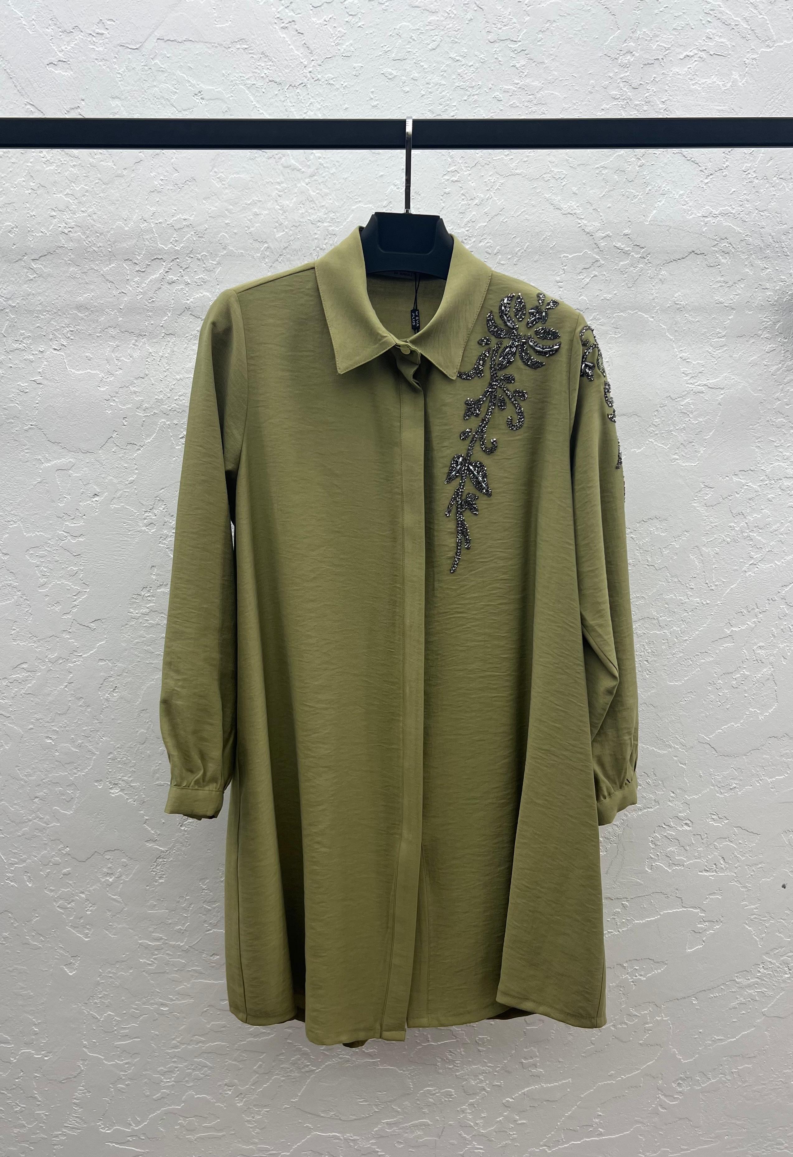TENCEL TUNİK TAŞLI Kekik 2