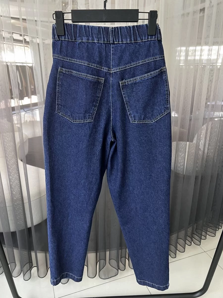 MOM JEANS 11 ONS Kot Koyu Mavi 2