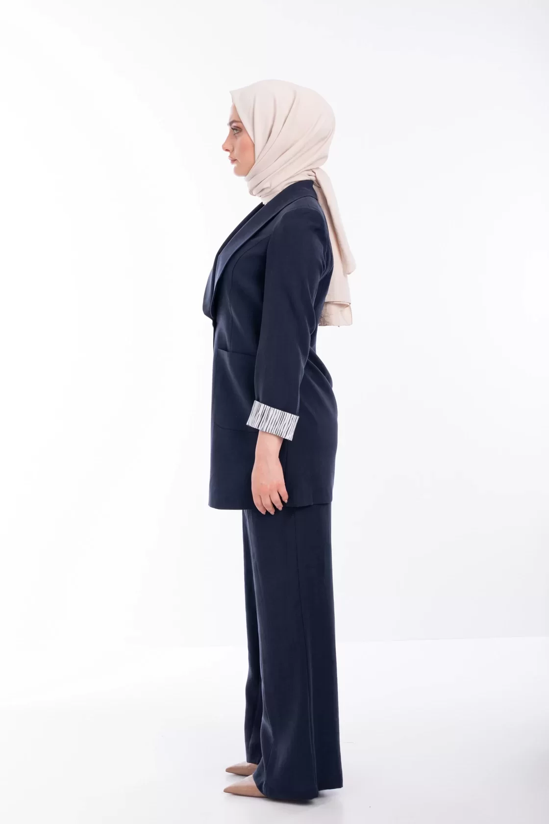 SPOR DİKİŞLİ PANTOLON Lacivert 2