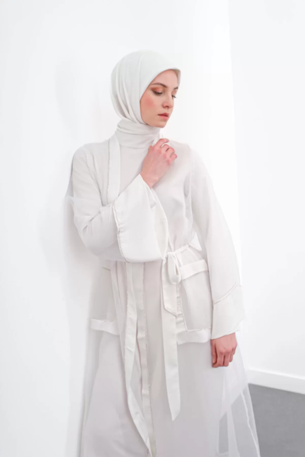 ORGANZE & SANDY LUXURY İKİLİ TAKIM Ekru 5