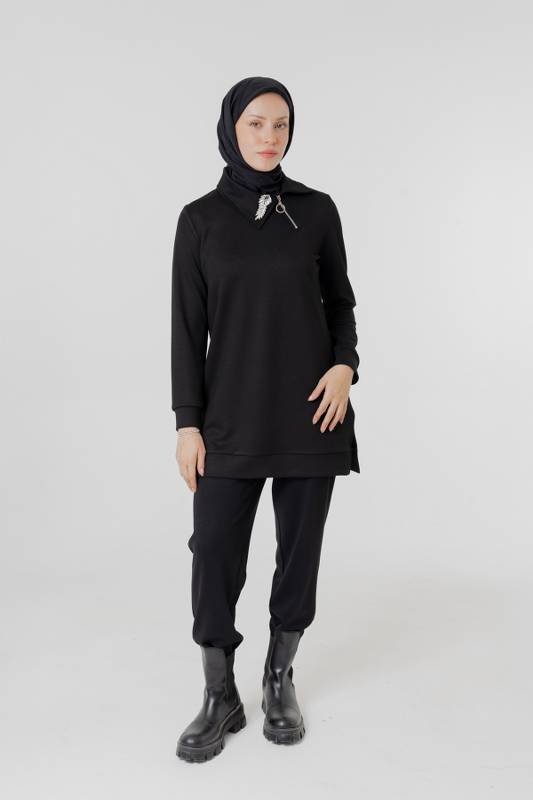 MODAL TUNİK PANTOLON TAKIM Bej 5
