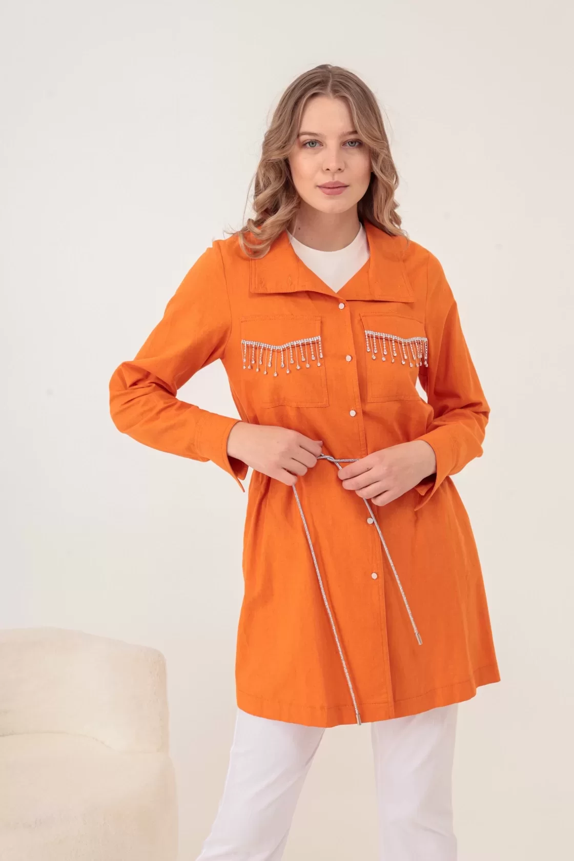 SPOR CEBİ TAŞLI PAMUK KAP & BADİ İÇLİK Oranj 2