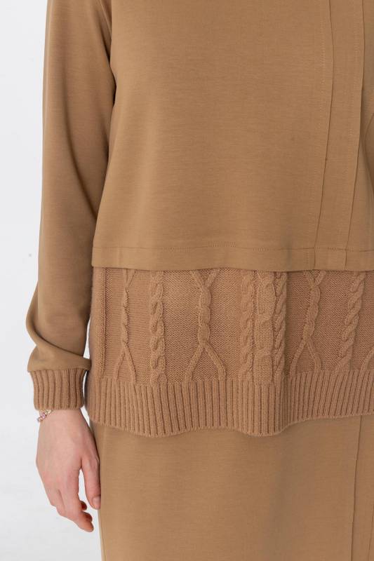 MODAL TUNİK & ETEK TAKIM Camel 7