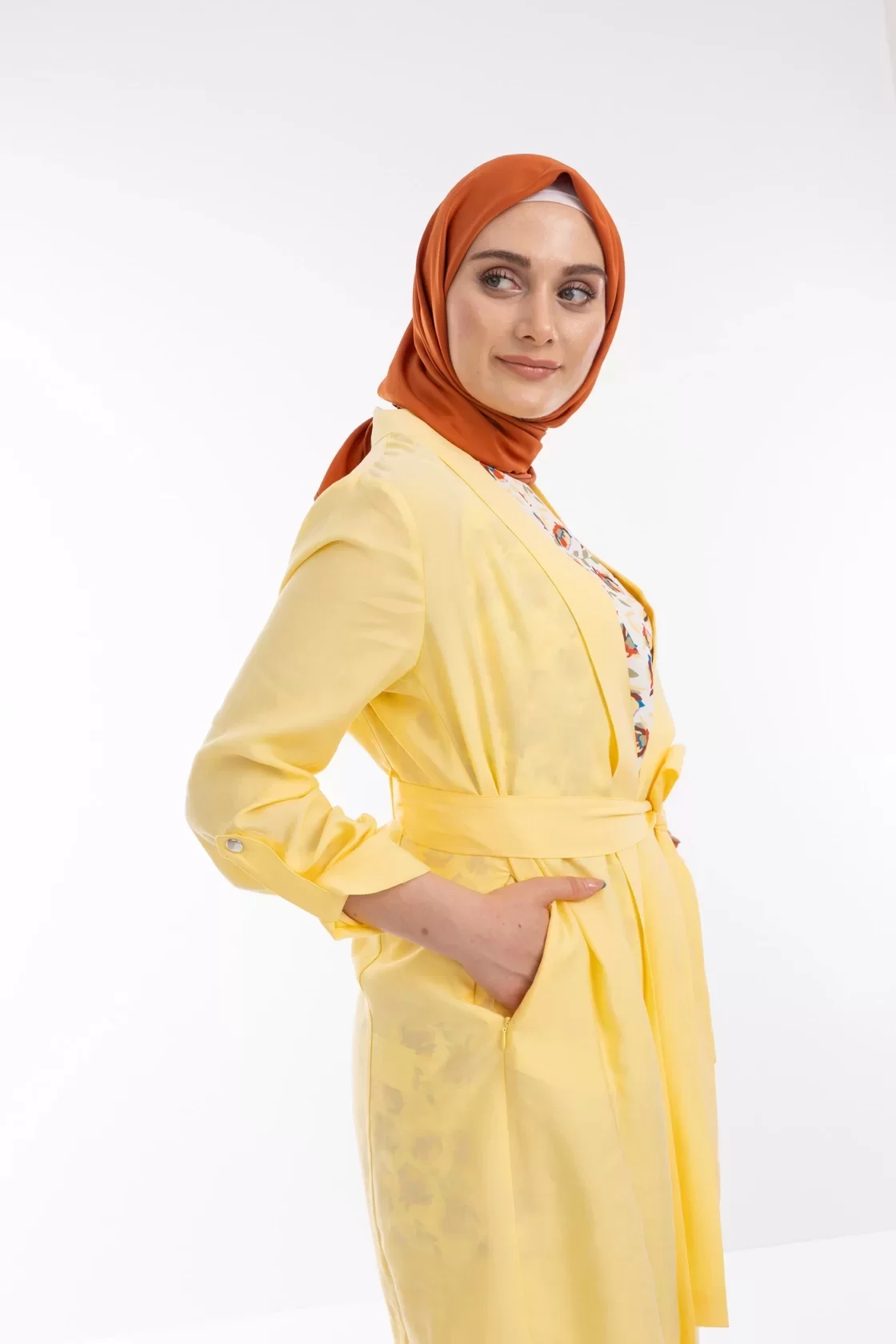 DİJİTAL BASKILI SPOR 3 LÜ TAKIM Sarı 8