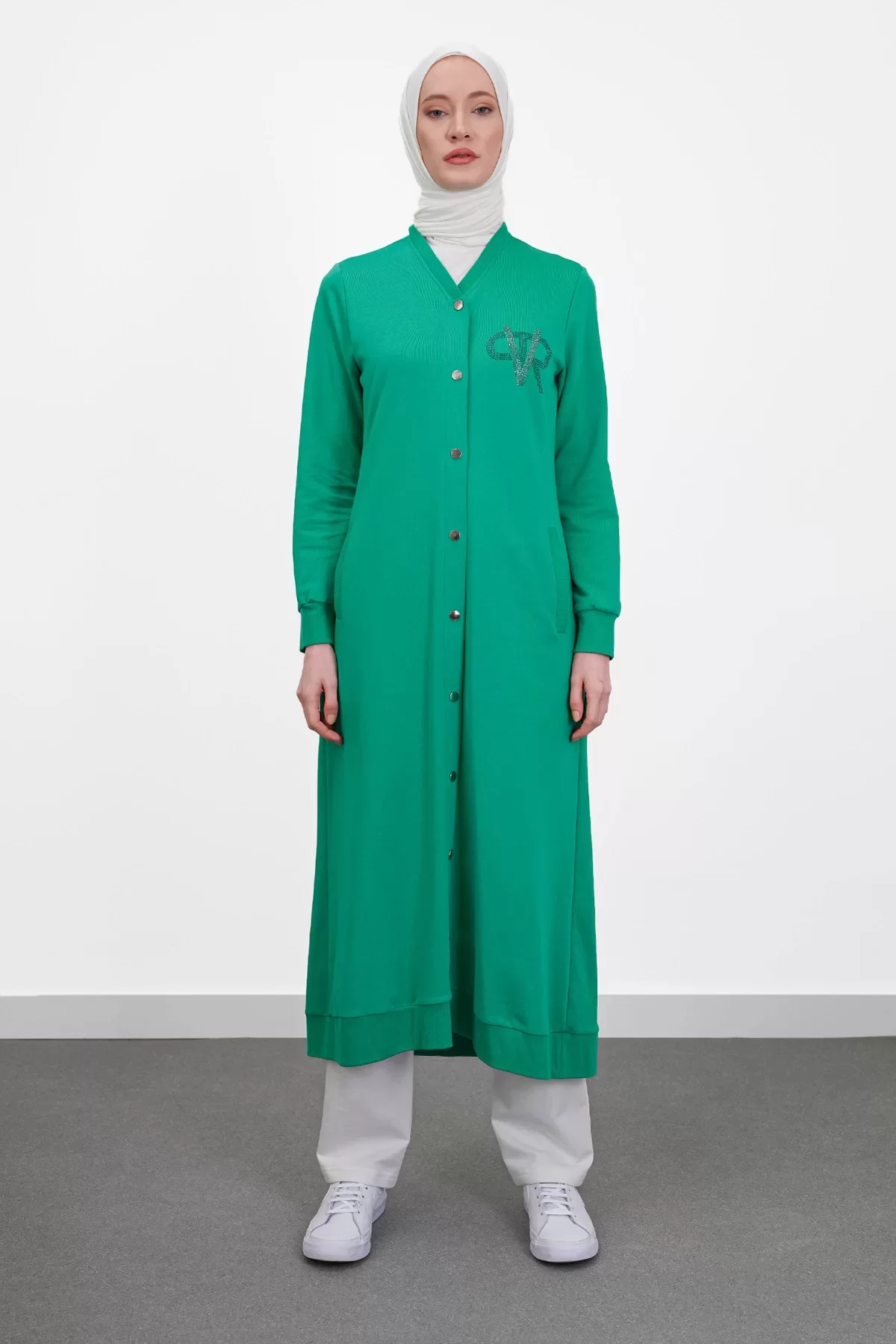 BLUEVA ÇITÇITLI GİY ÇIK SÜPER İKİ İPLİK Benetton Yeşil