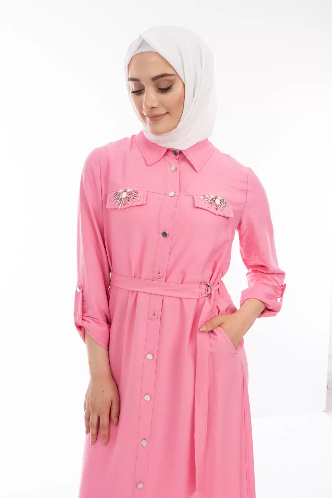 TAŞLI SPOR PARDESÜ Pembe 8