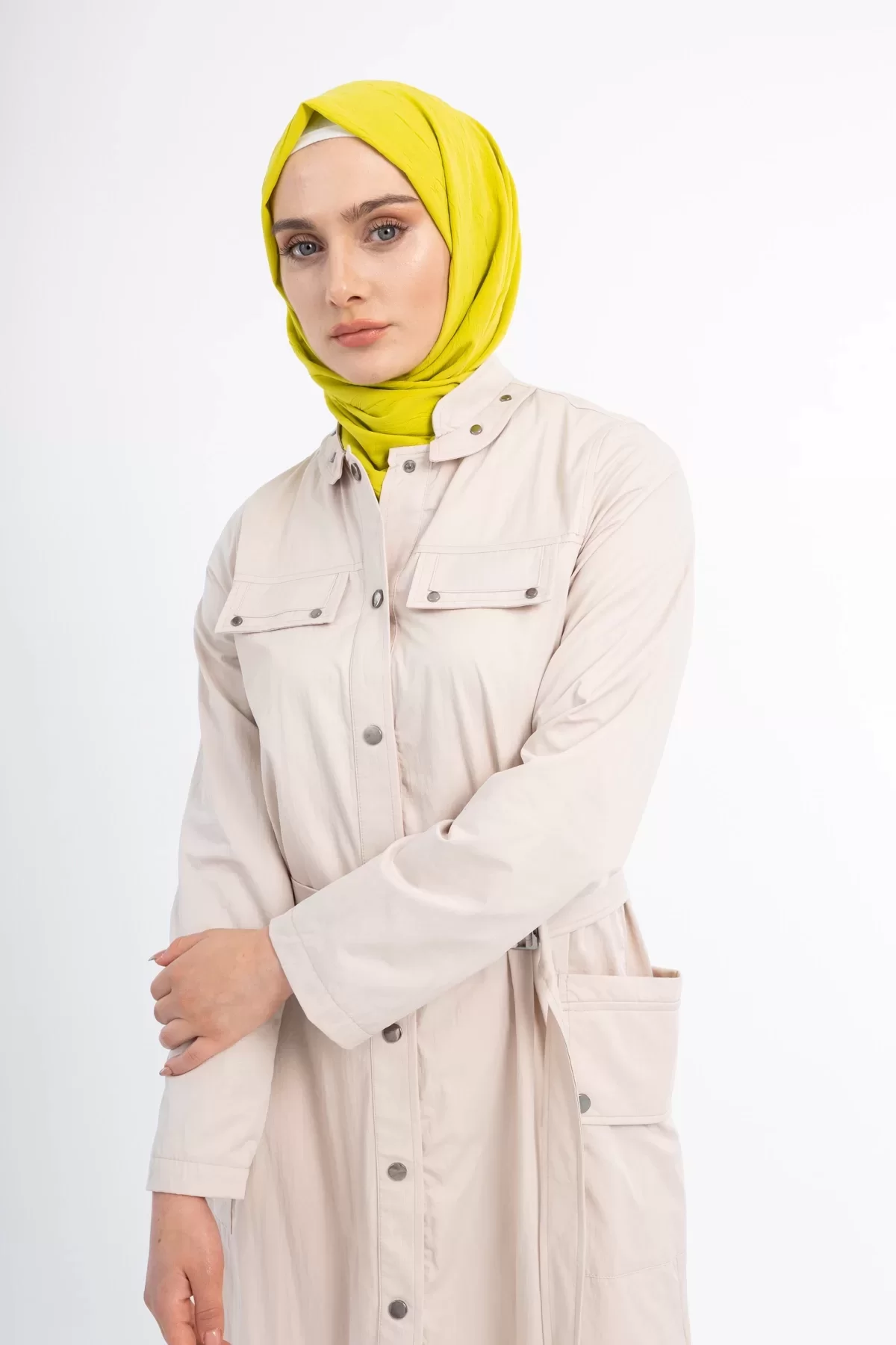 YAZLIK TRENÇKOT RİVETLİ Taş 5