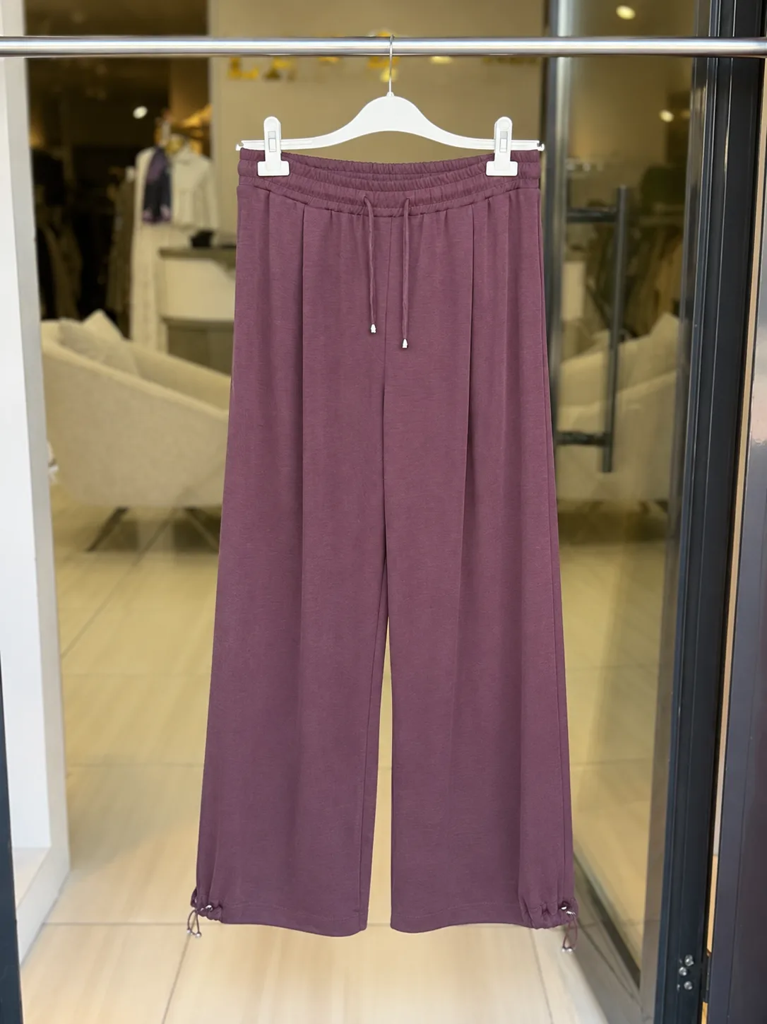 SAYNA ŞALVAR PANTOLON Mürdüm