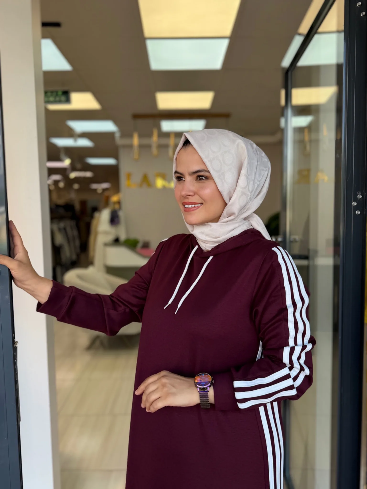 Adidas elbise Bordo 2