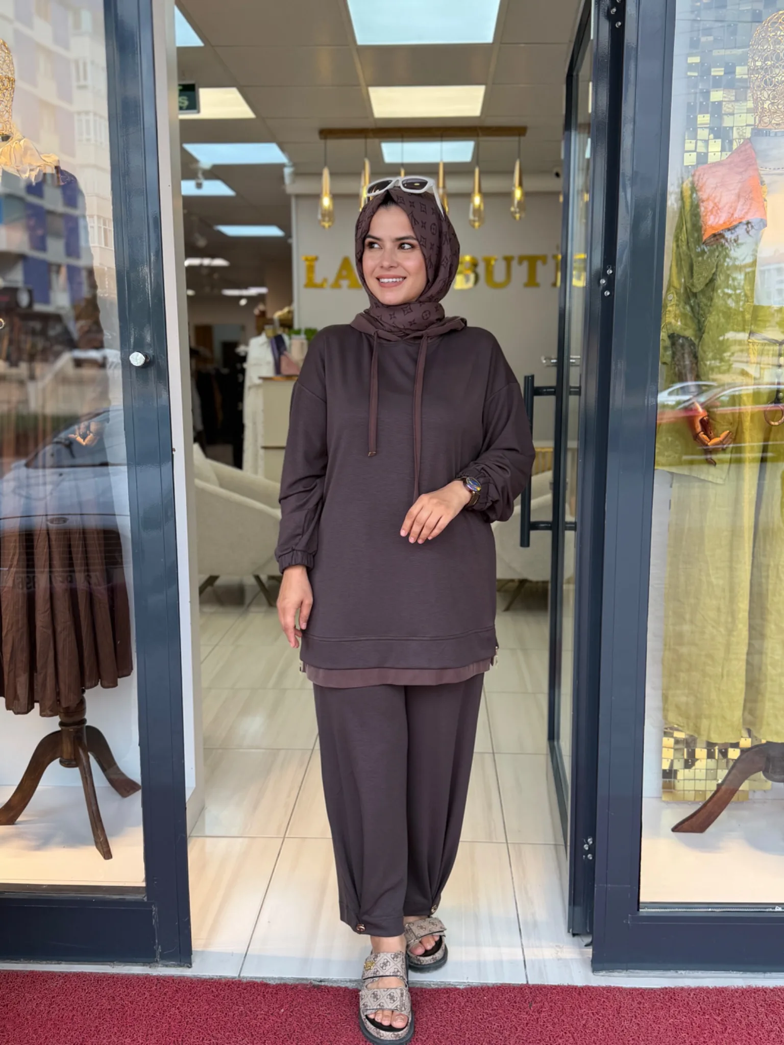 CAMELYA Oysho spor takım Kahverengi