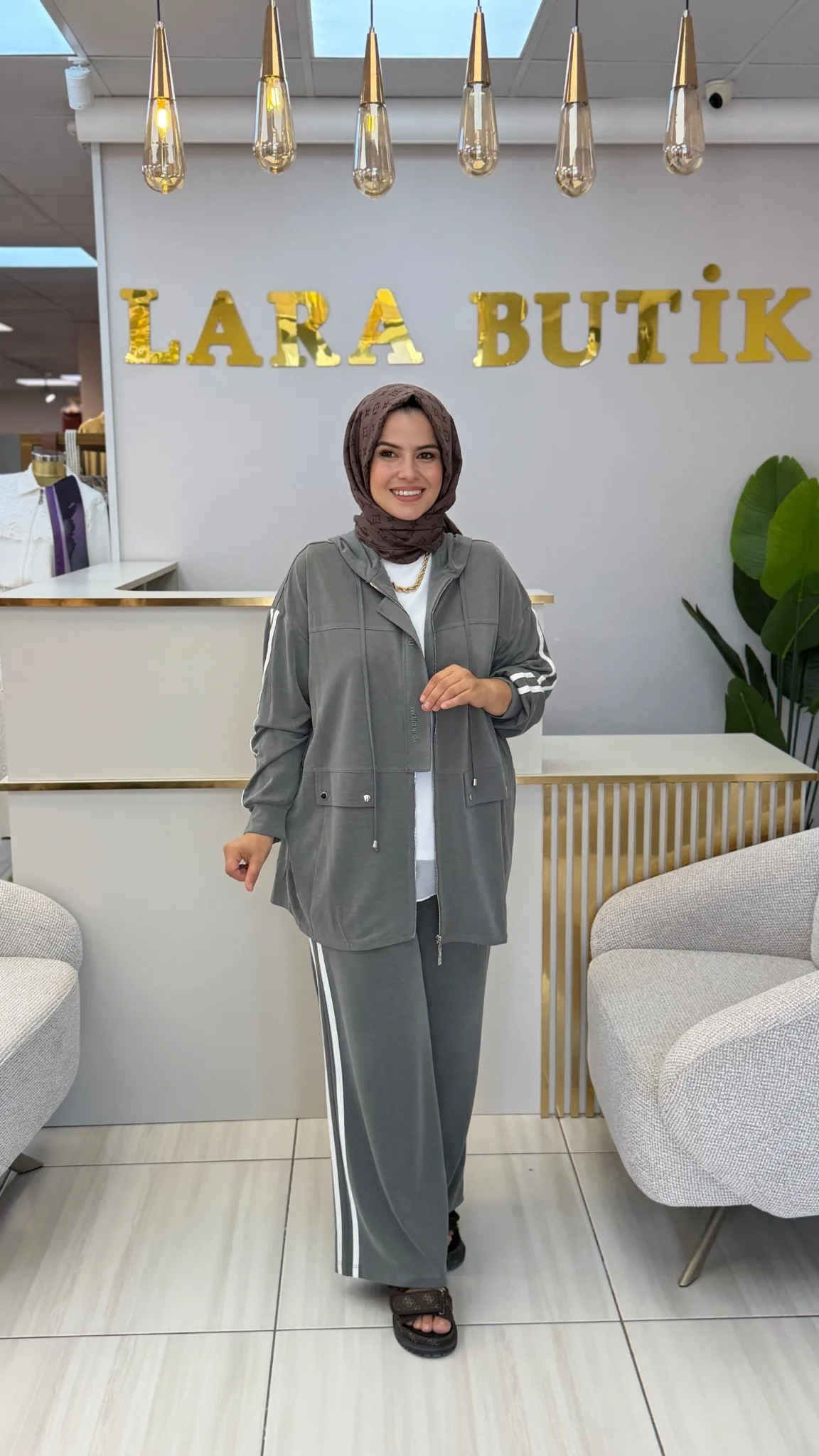 TRİPEN Pike ceketli takım Yeşil