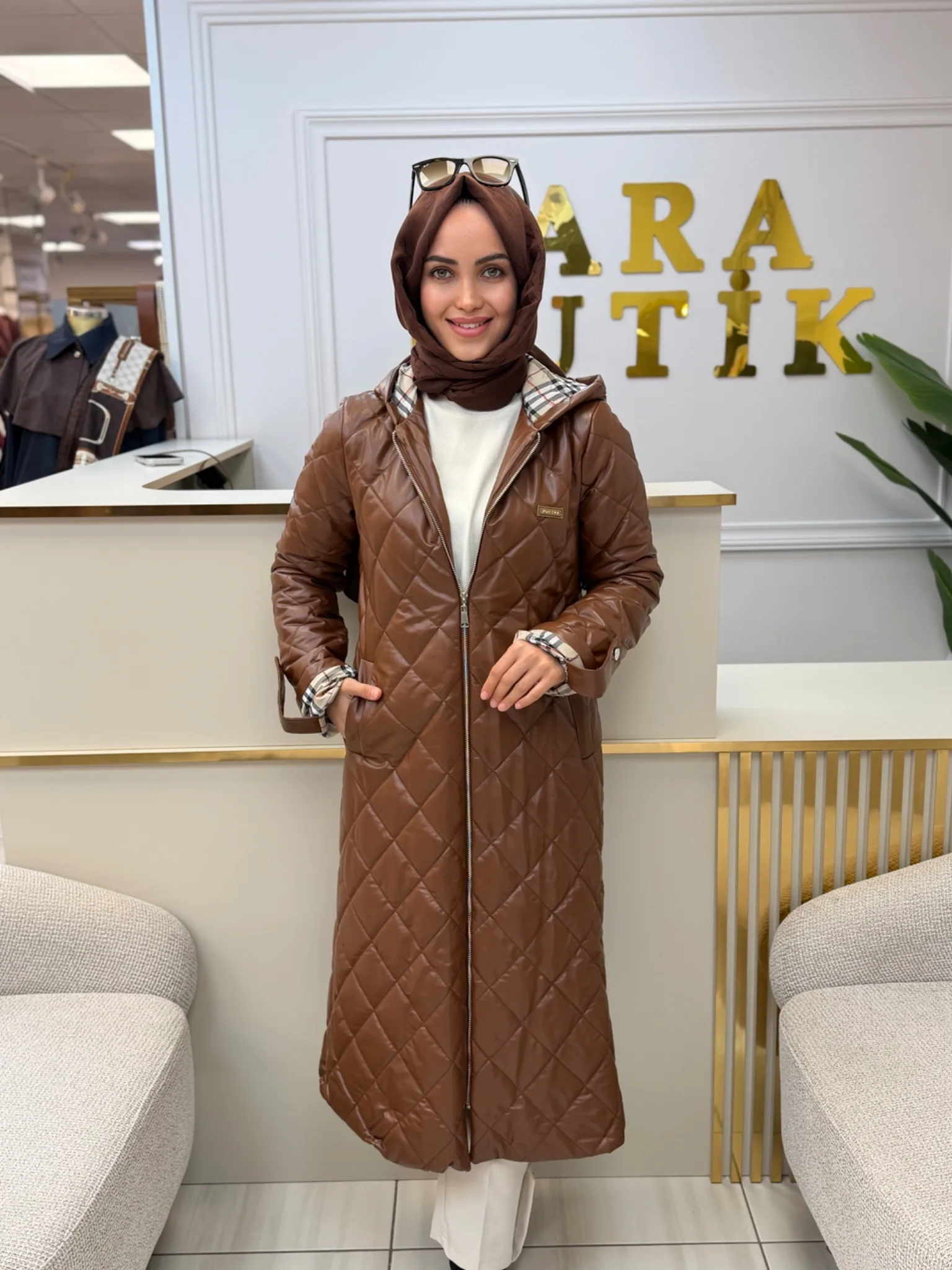 DERİ KAPİTONE KABAN Taba 2