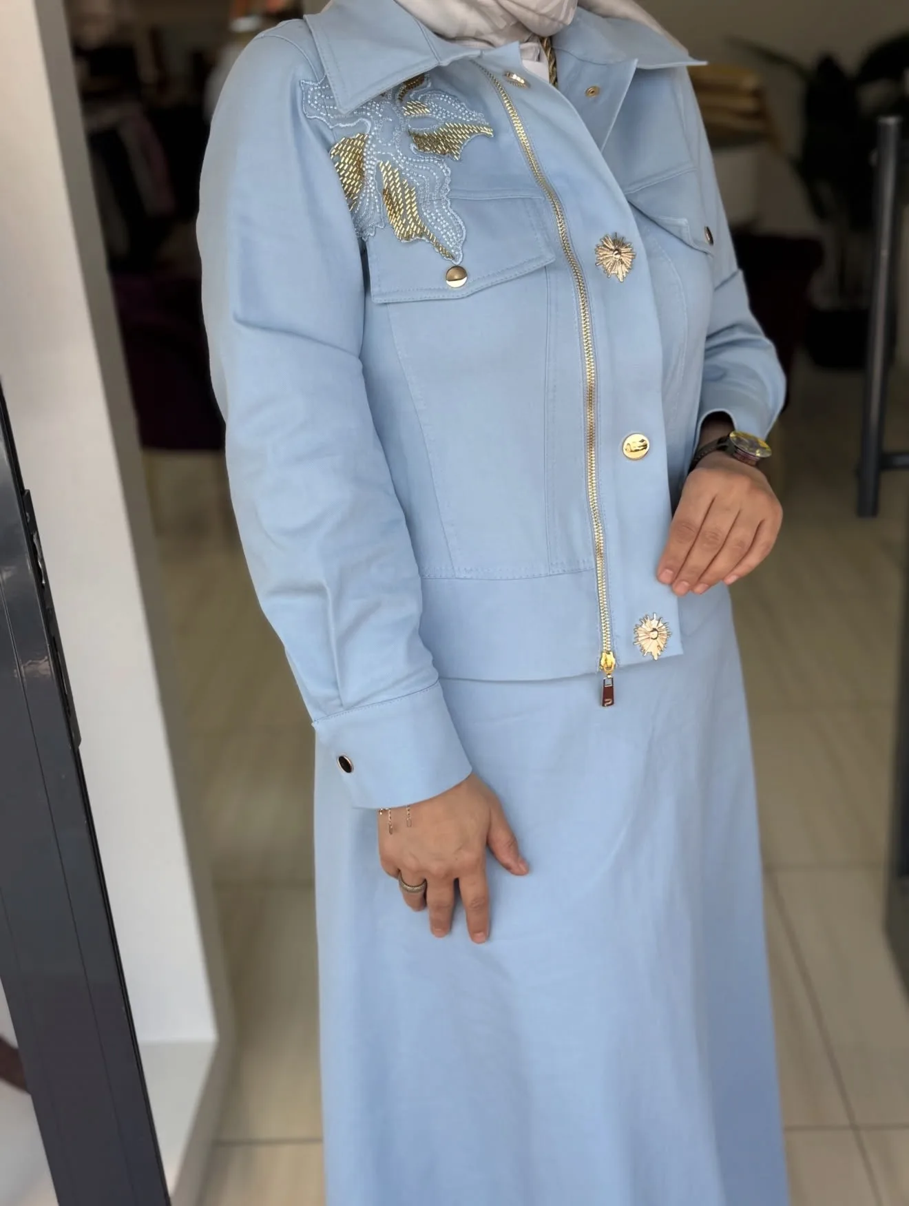 ETEKLİ TAKIM Buz Mavisi 2