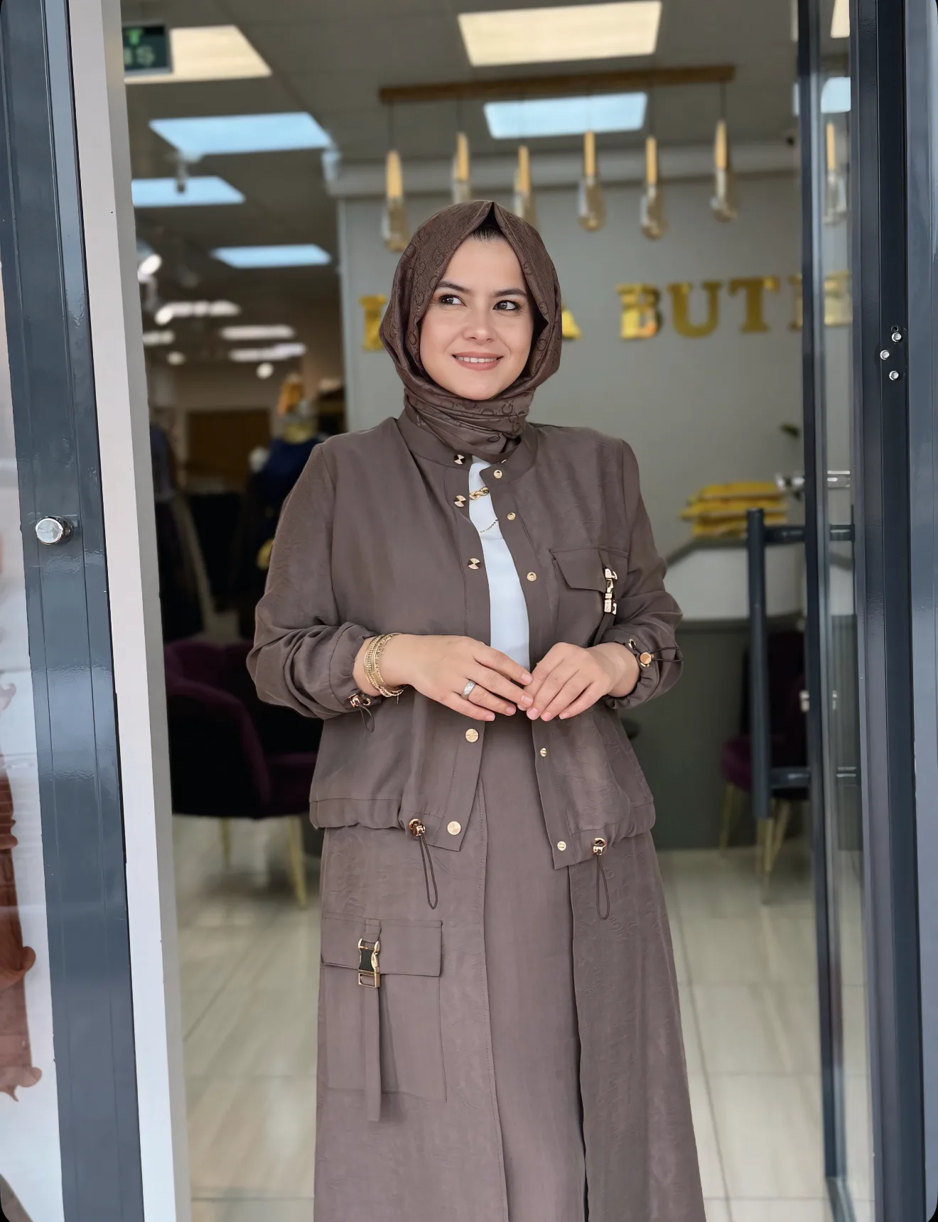 ETEKLİ TAKIM Kahverengi 2