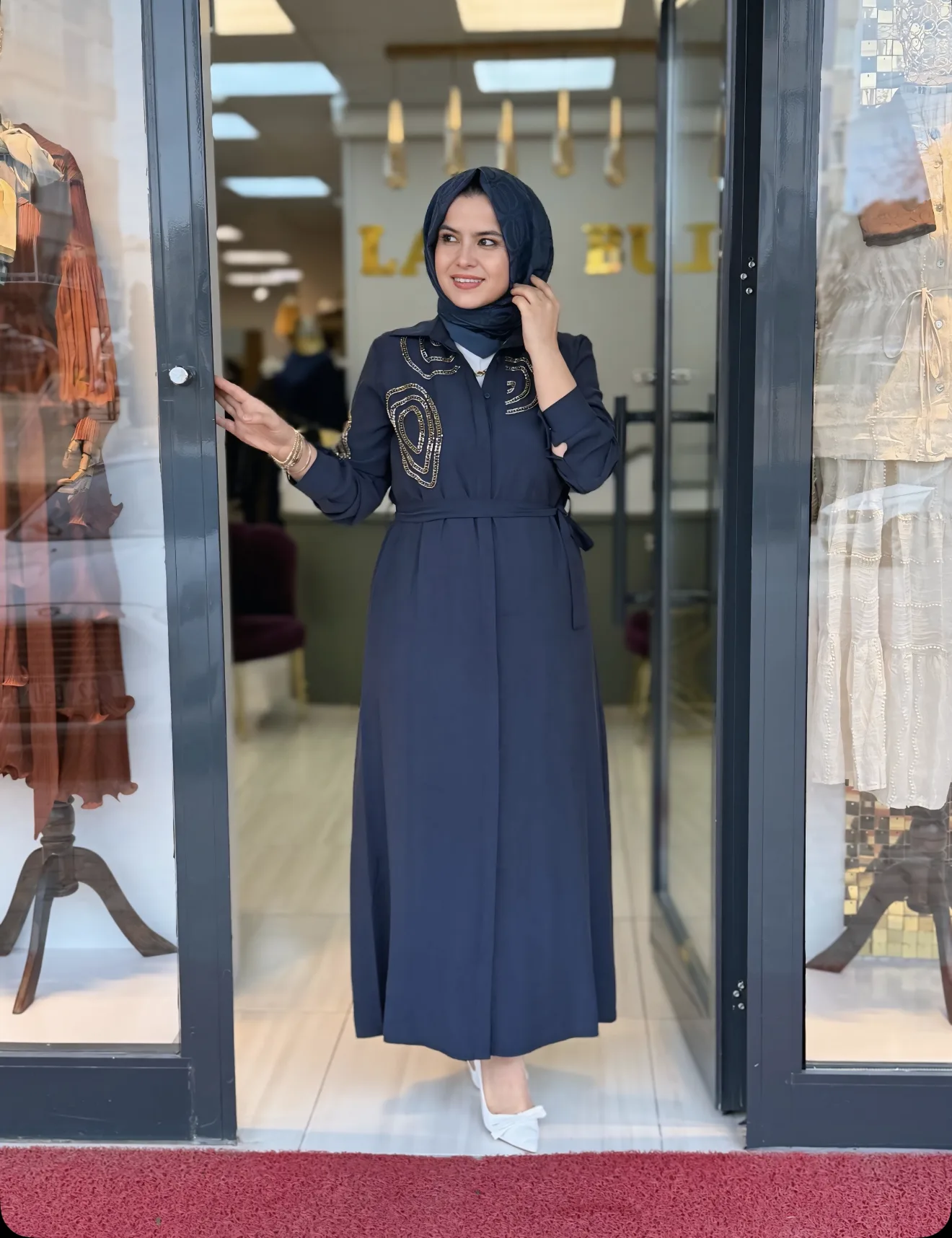 STELLA STORE ELBİSE Lacivert