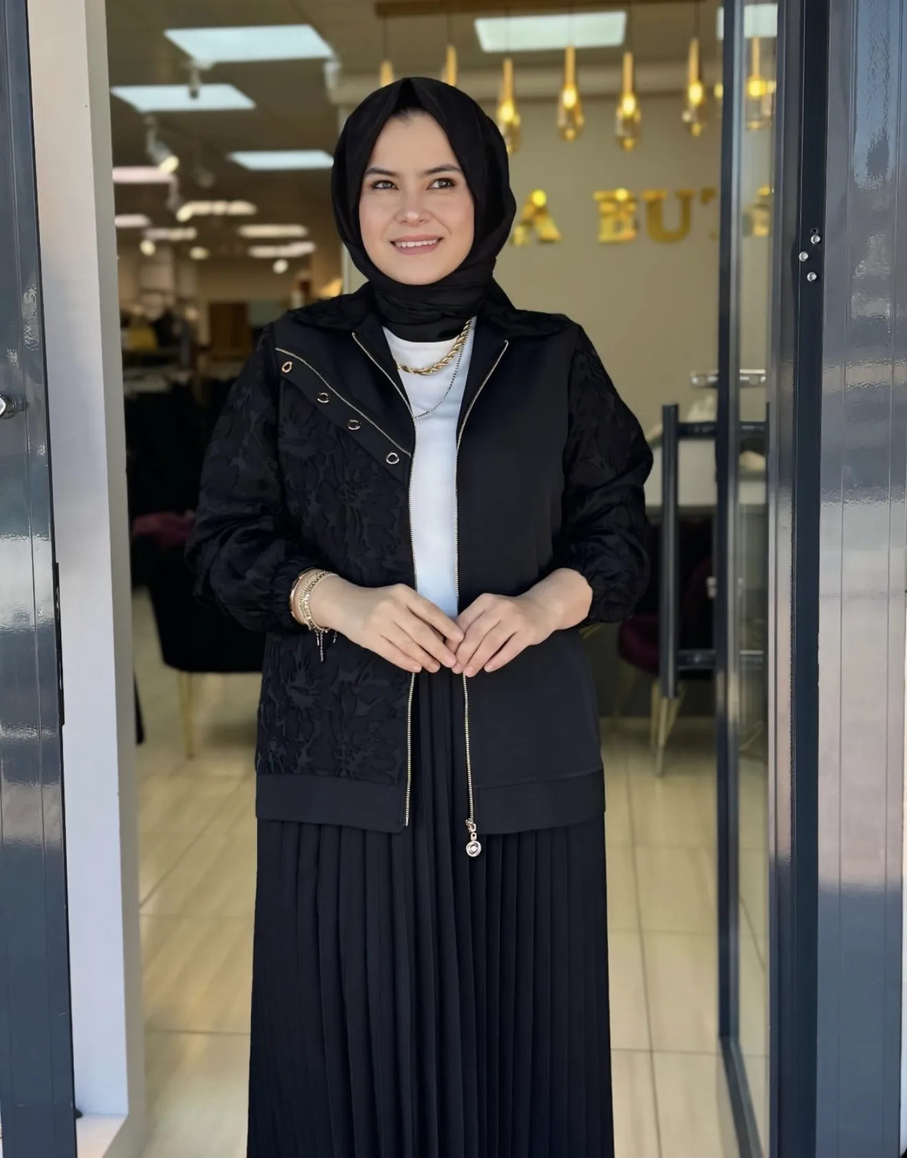 YAKMA ETEKLİ TAKIM Siyah 2