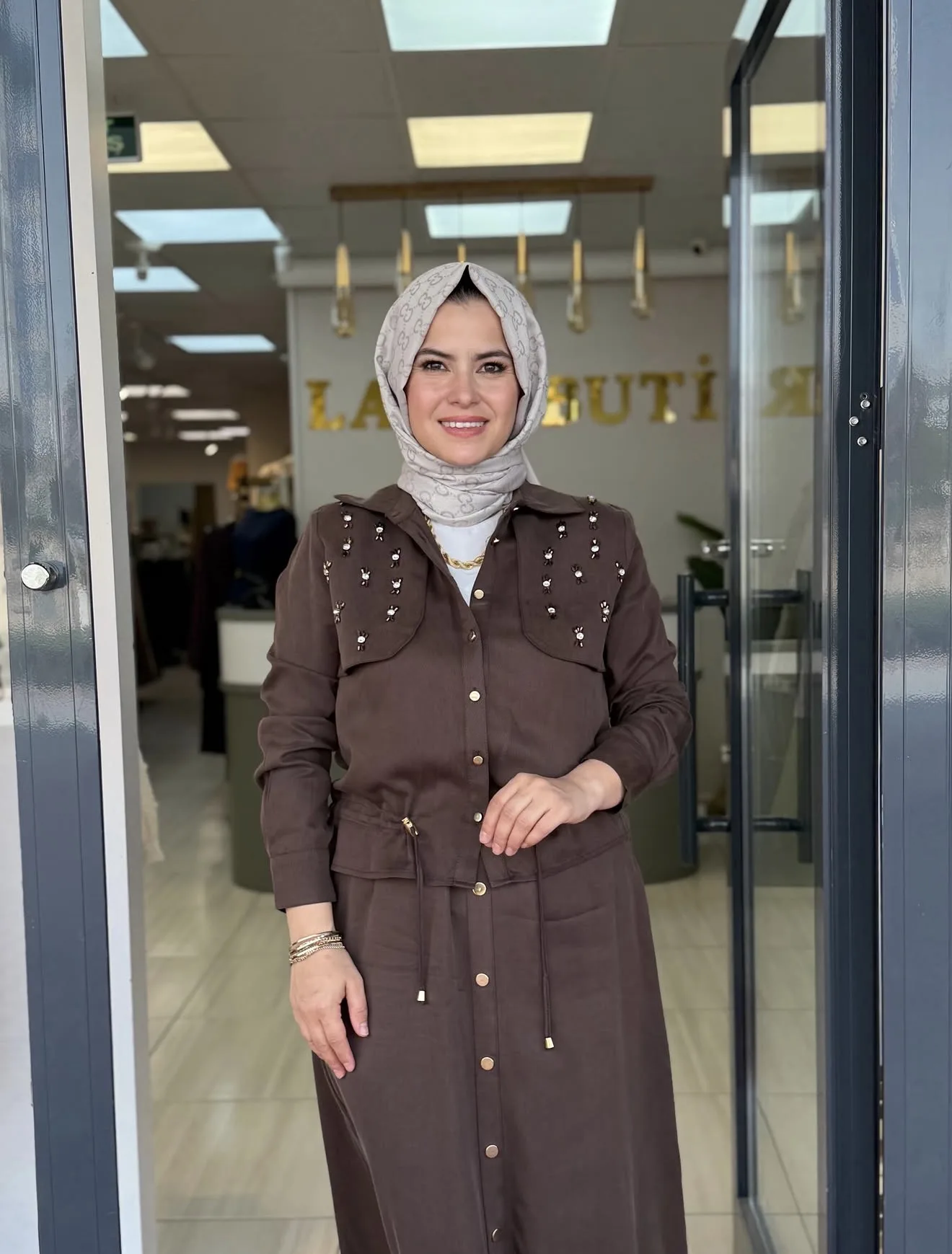 ETEKLİ TAKIM Kahverengi 2