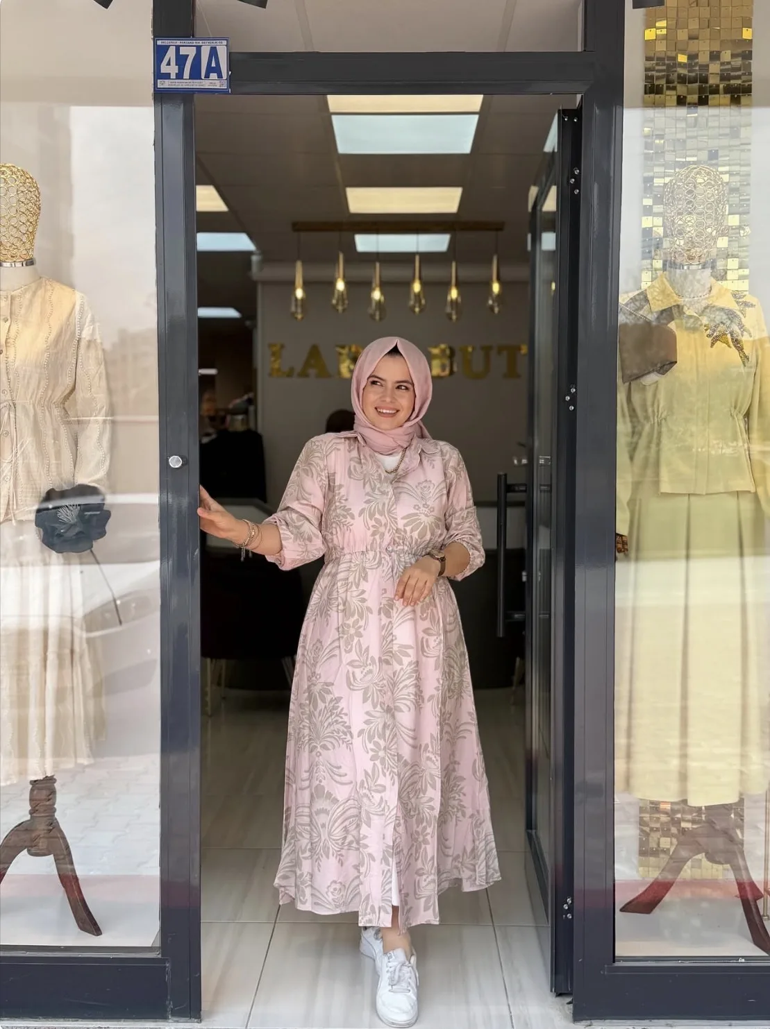 BEYMN MODEL ELBİSE Pembe 2