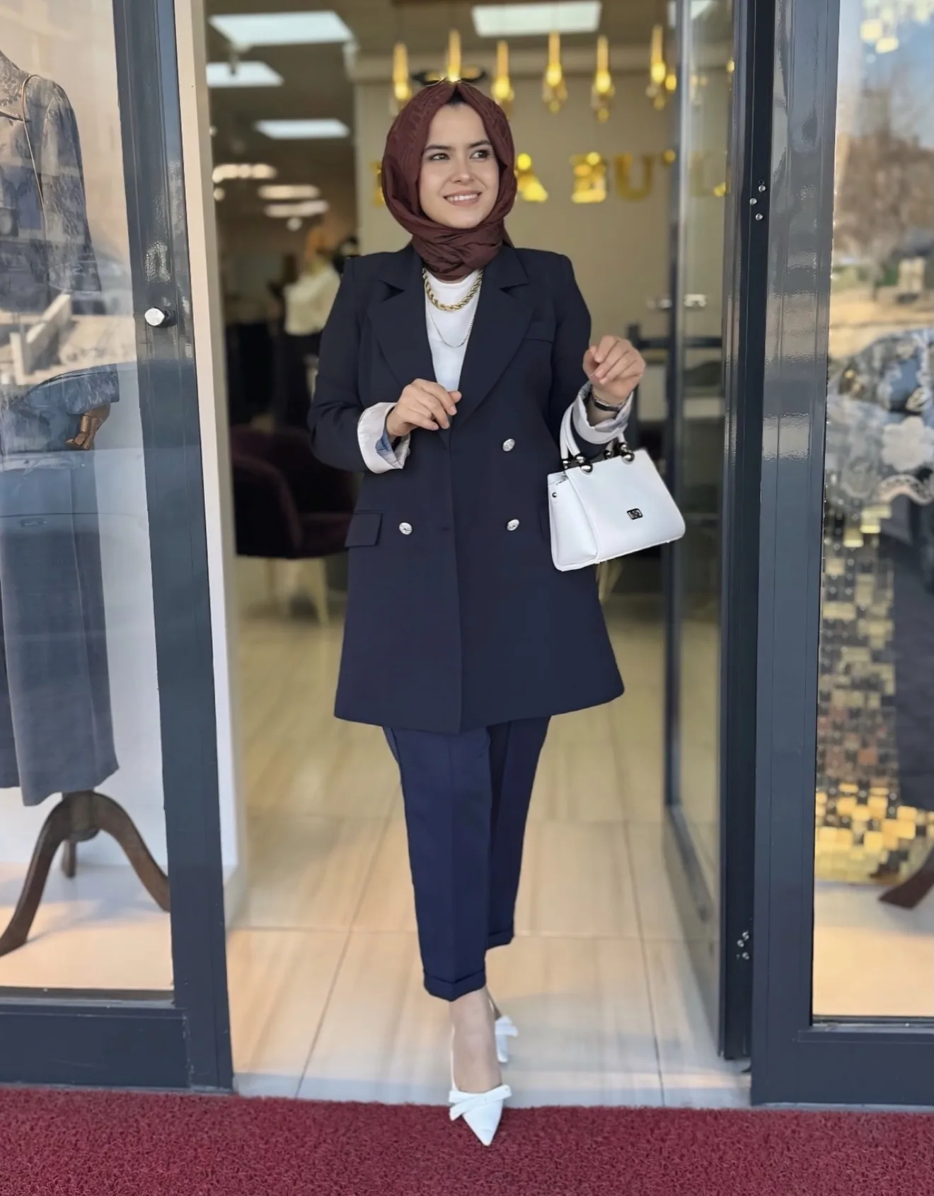 GİZEMLİ BLAZER CEKET Lacivert