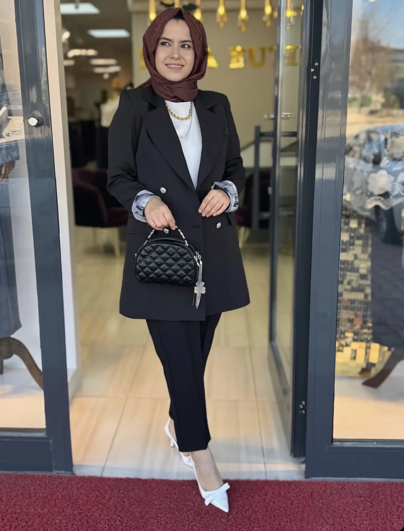 GİZEMLİ BLAZER CEKET Siyah