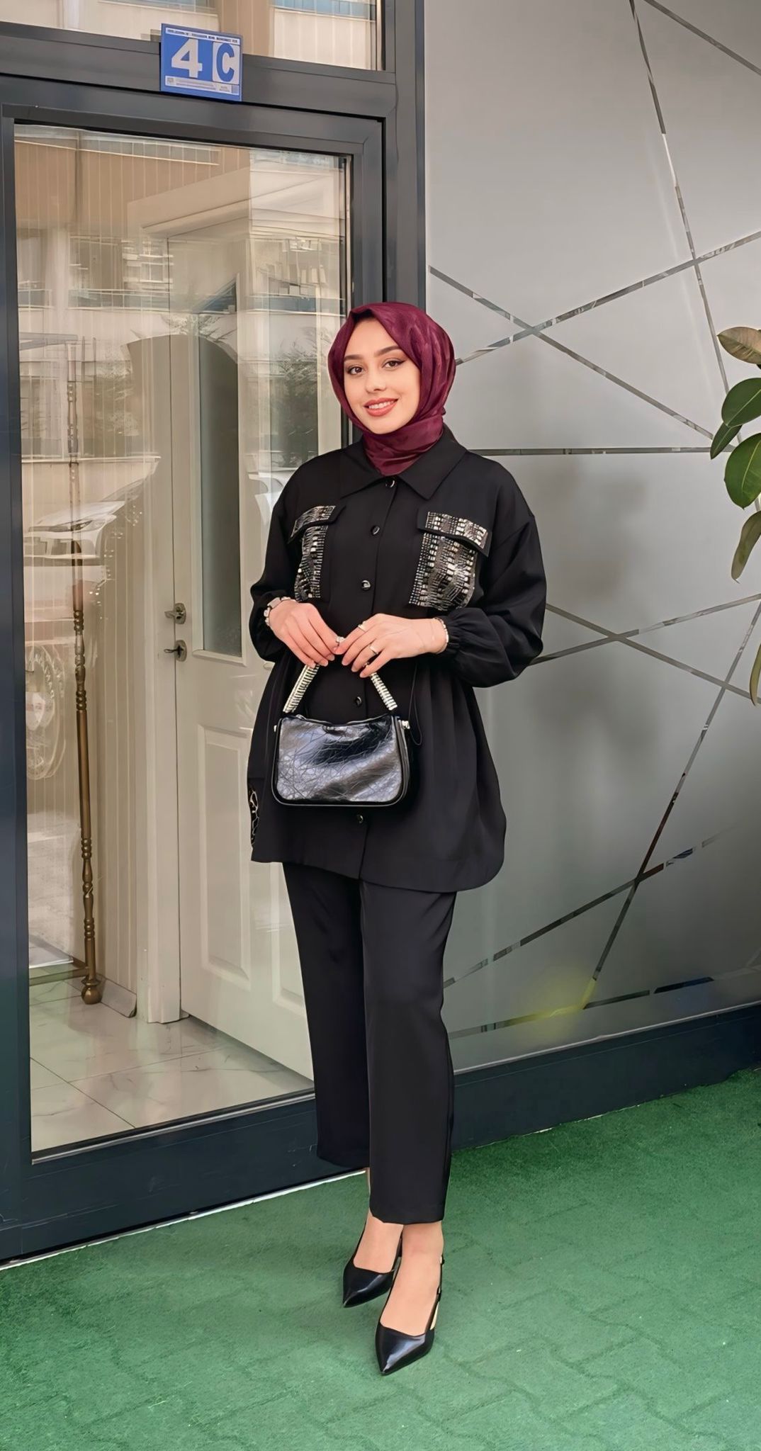 Müsemma İkili Takım Siyah 2