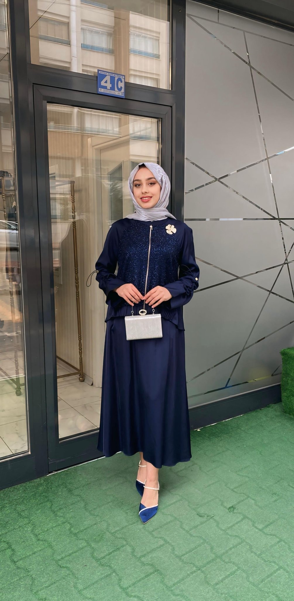 Müsemma İkili Takım Lacivert