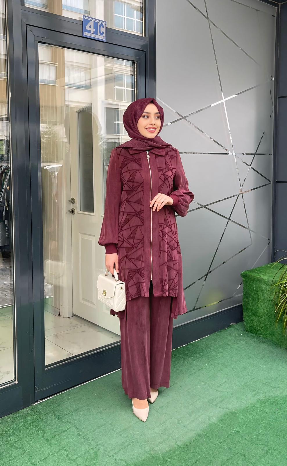 Şükran İkili Takım Bordo 2