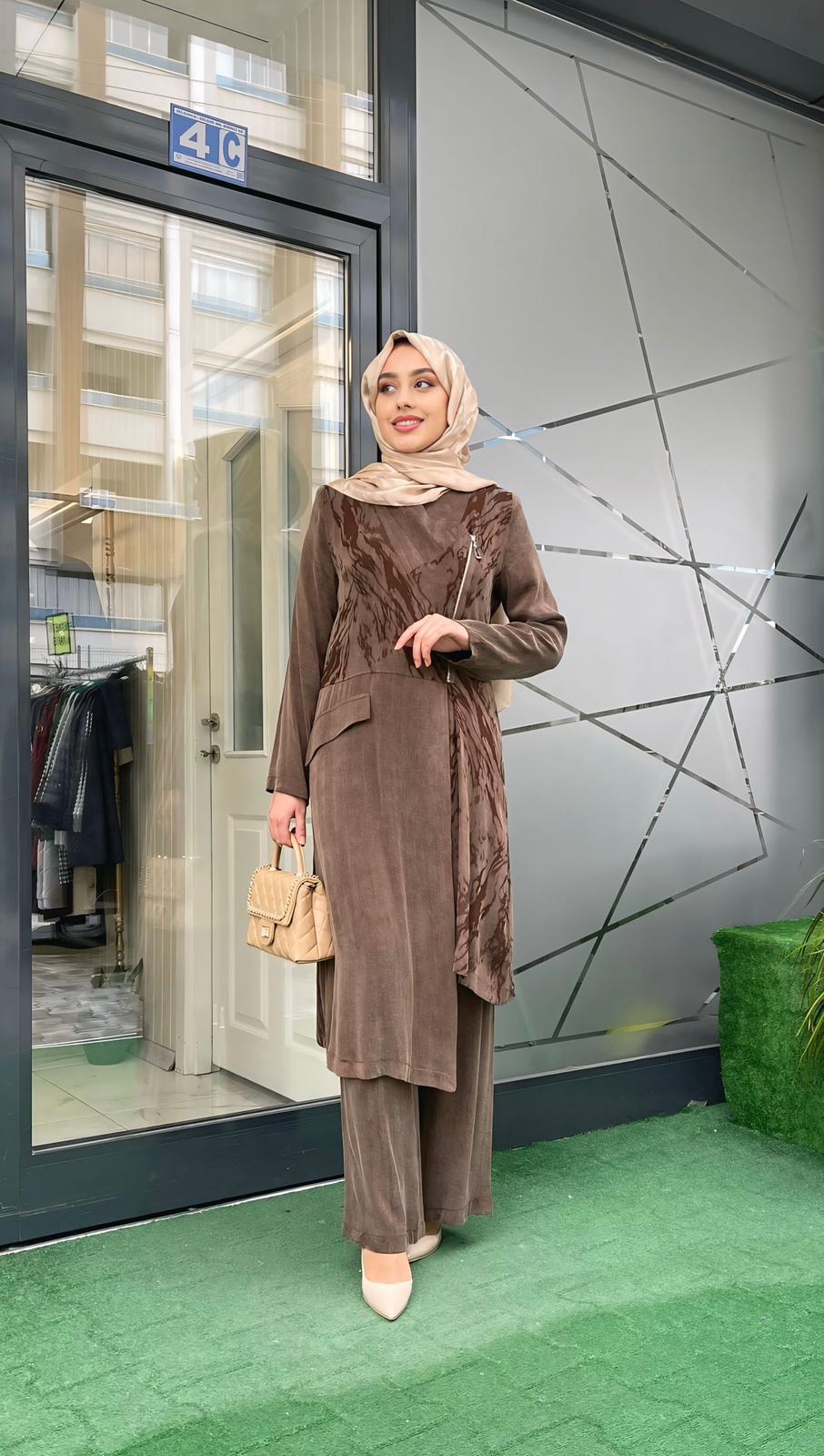 Şükran İpek Cupra Takım Kahverengi 2