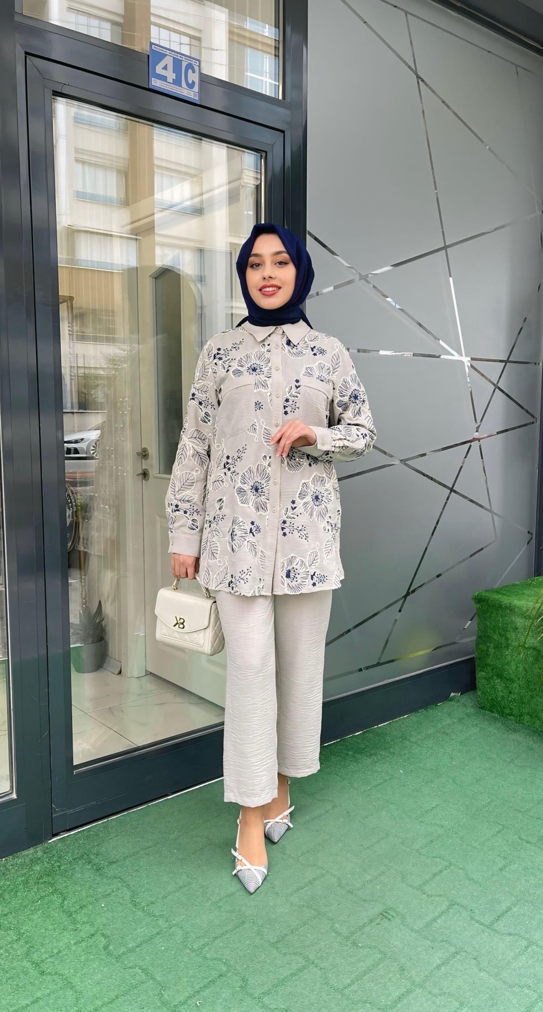 Sedna İkili Takım Bej