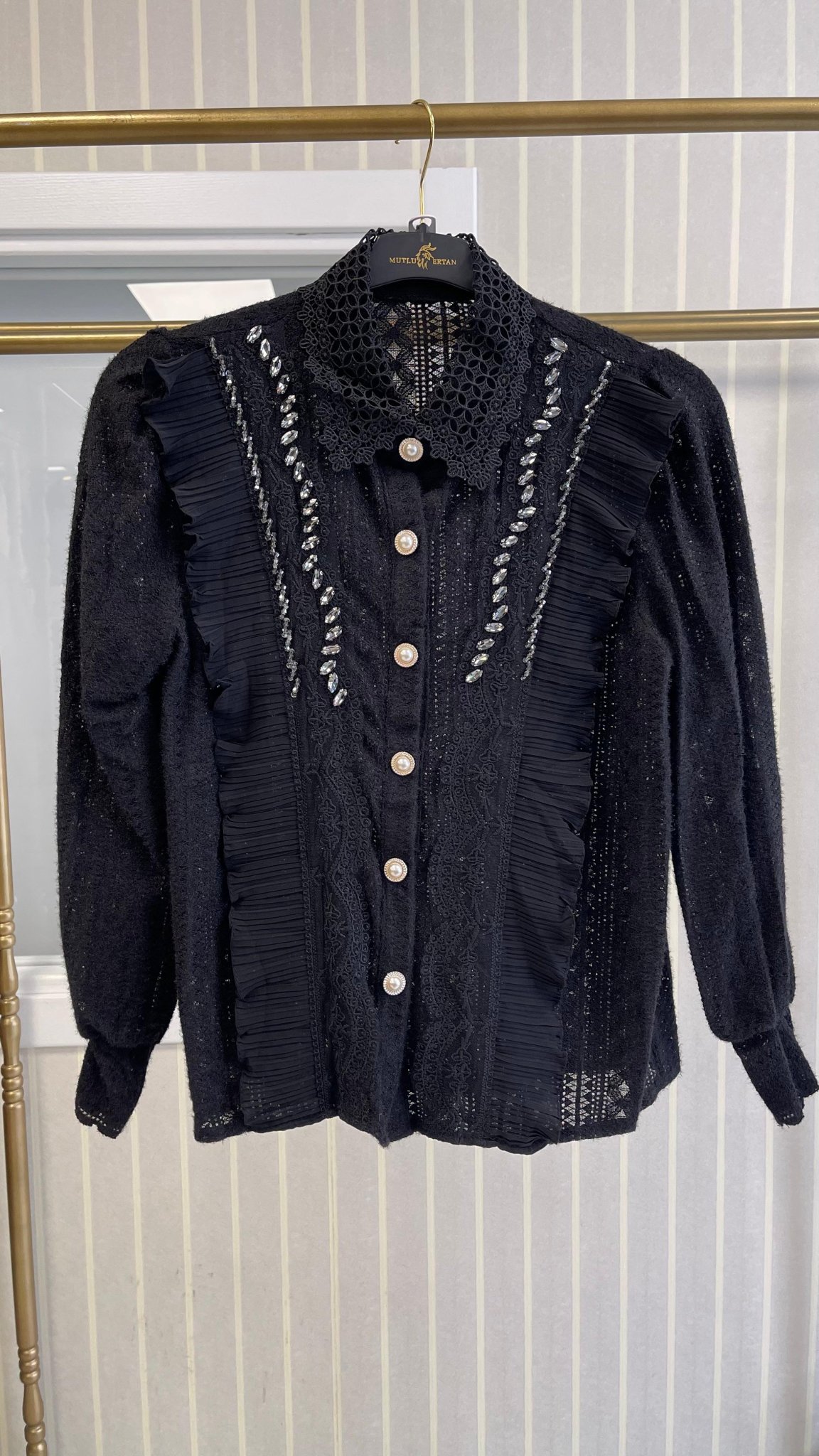 İthal Gömlek Siyah