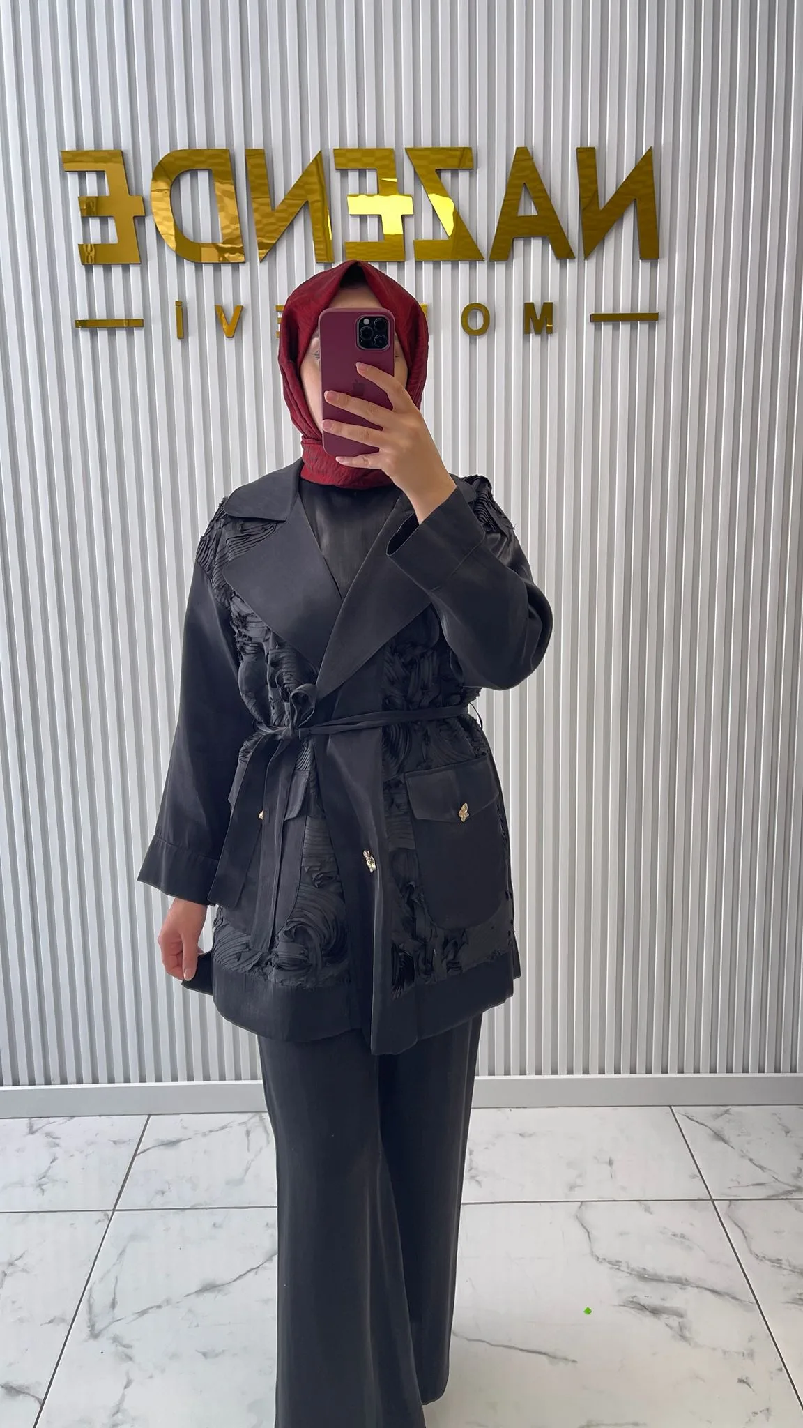 Müsemma Üçlü Ceket Takım Siyah