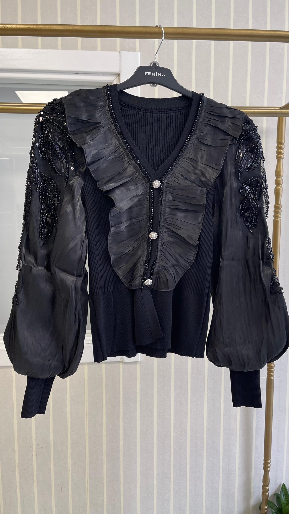 İthal Gömlek Siyah