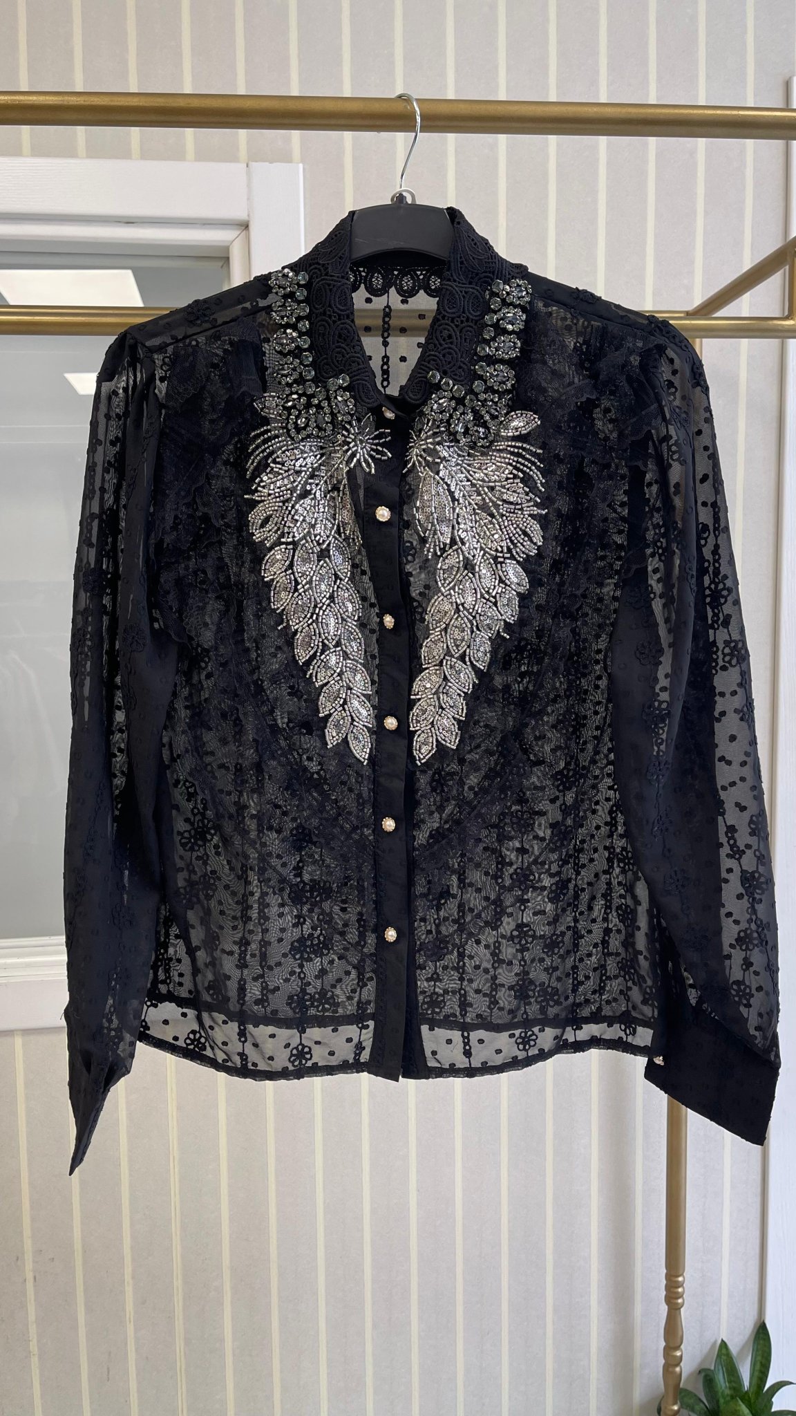 İthal Gömlek Siyah