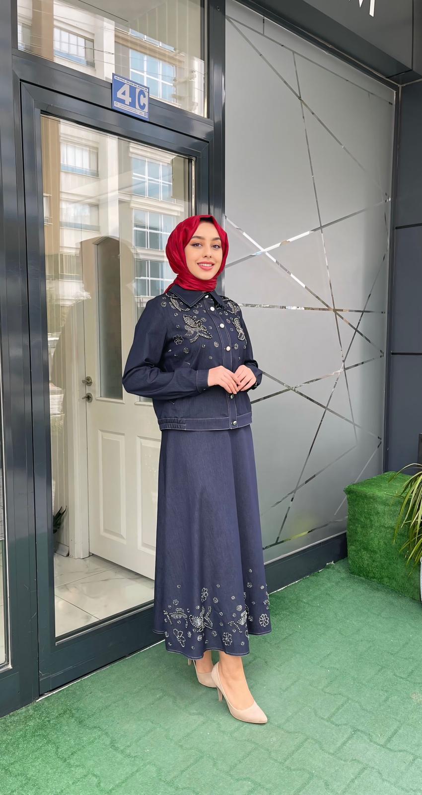 Orhan Kot Etekli Takım Lacivert