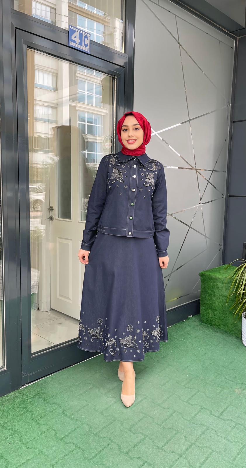 Orhan Kot Etekli Takım Lacivert 2