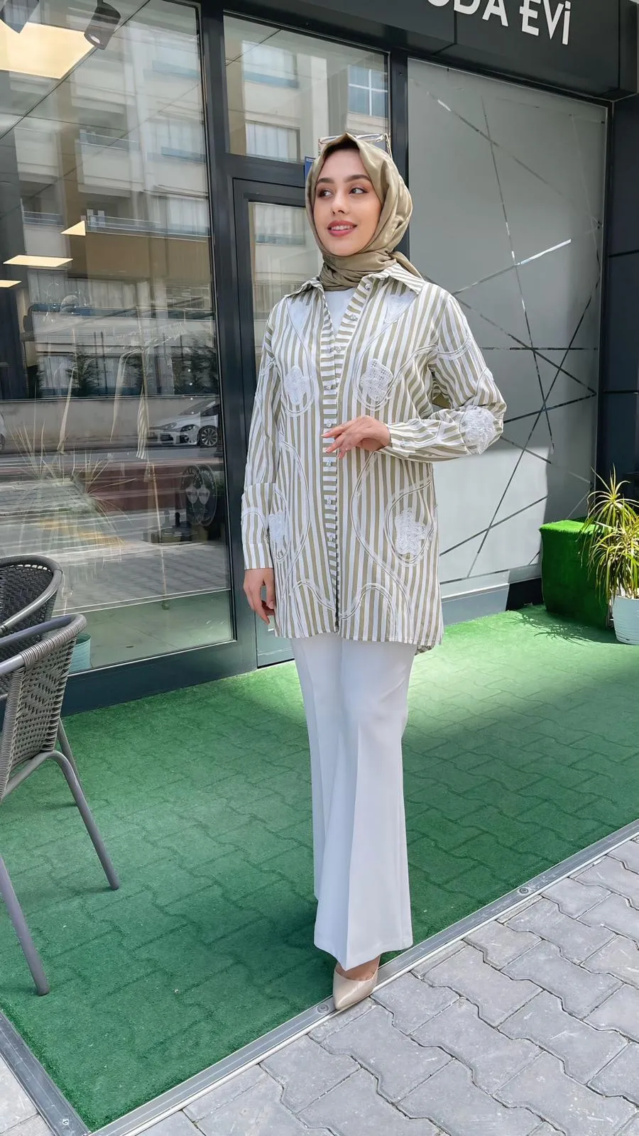 Yeşil - Beyaz