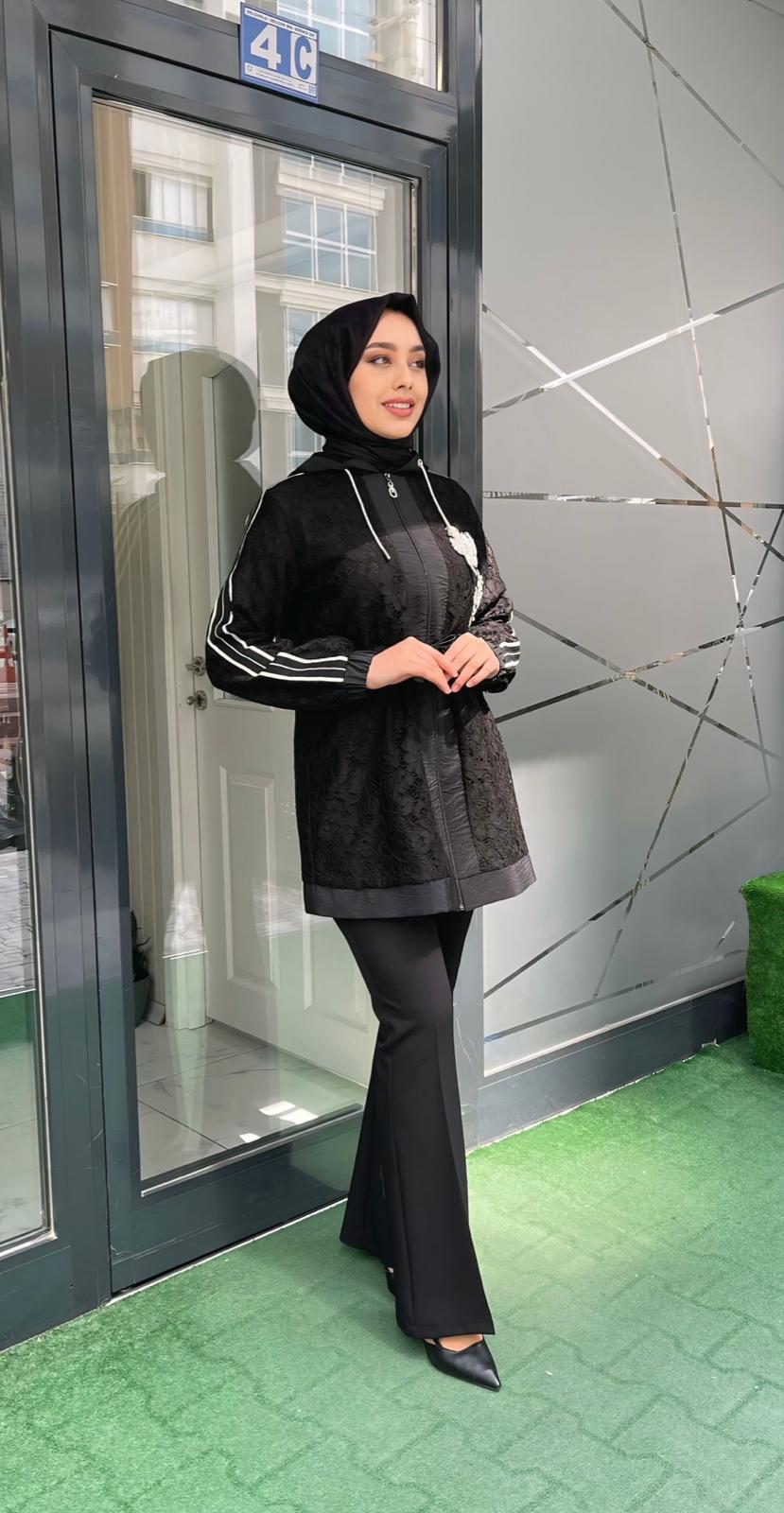 Selinada Ceket Siyah 2