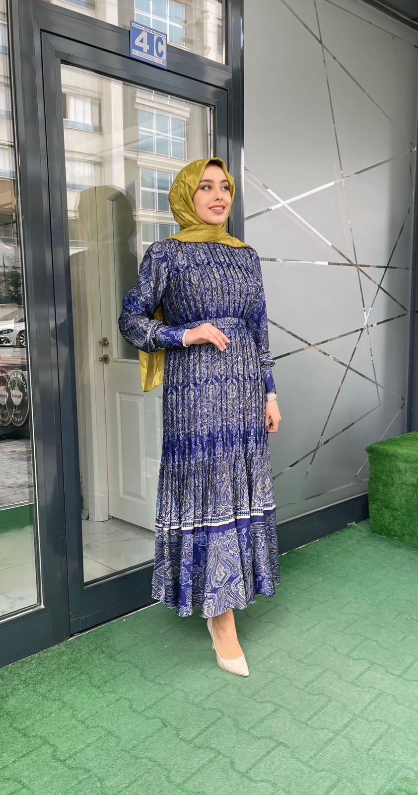 Nk Elbise Etnik Çok Renkli 2