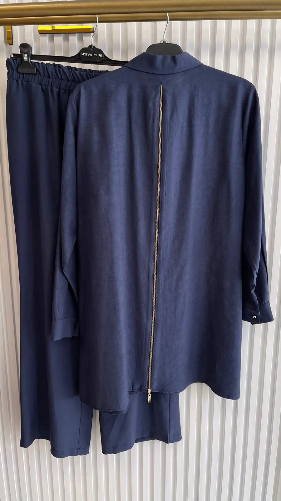 Meva Plus Pantolonlu Takım Indigo 3
