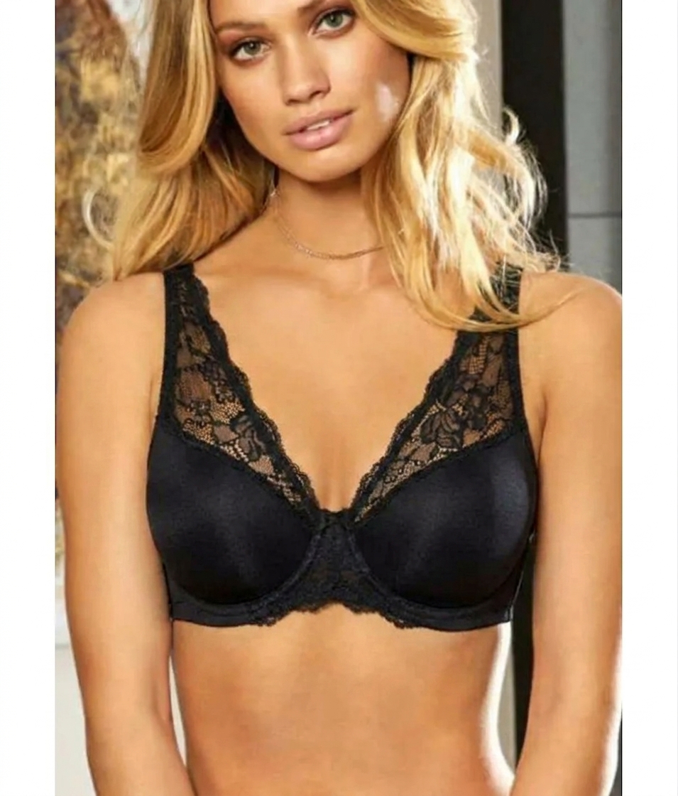 ORKİDE 8200 DANTELLİ BİG SİZE BRA Siyah