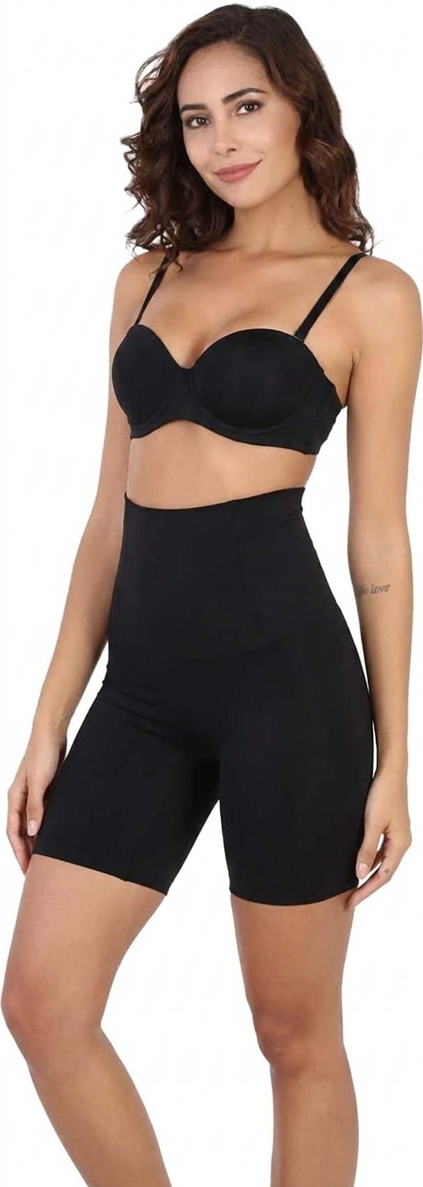 MARLY MOONS 509 MARLY MOONS LAZER YÜKSEKBEL ŞORT KORSE Siyah