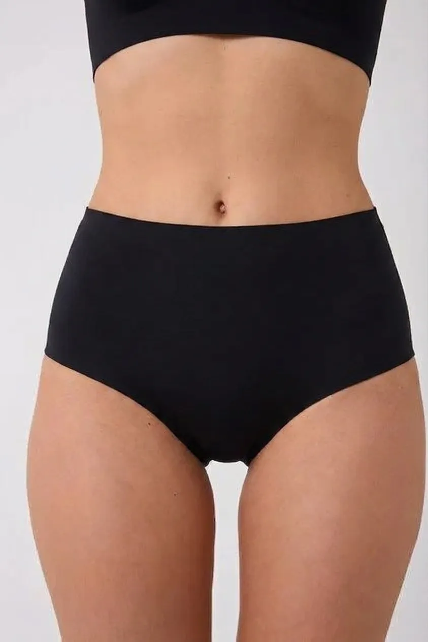 BLOOM SİLİKONLU LZR KSM BATO KÜLOT KORSE Siyah